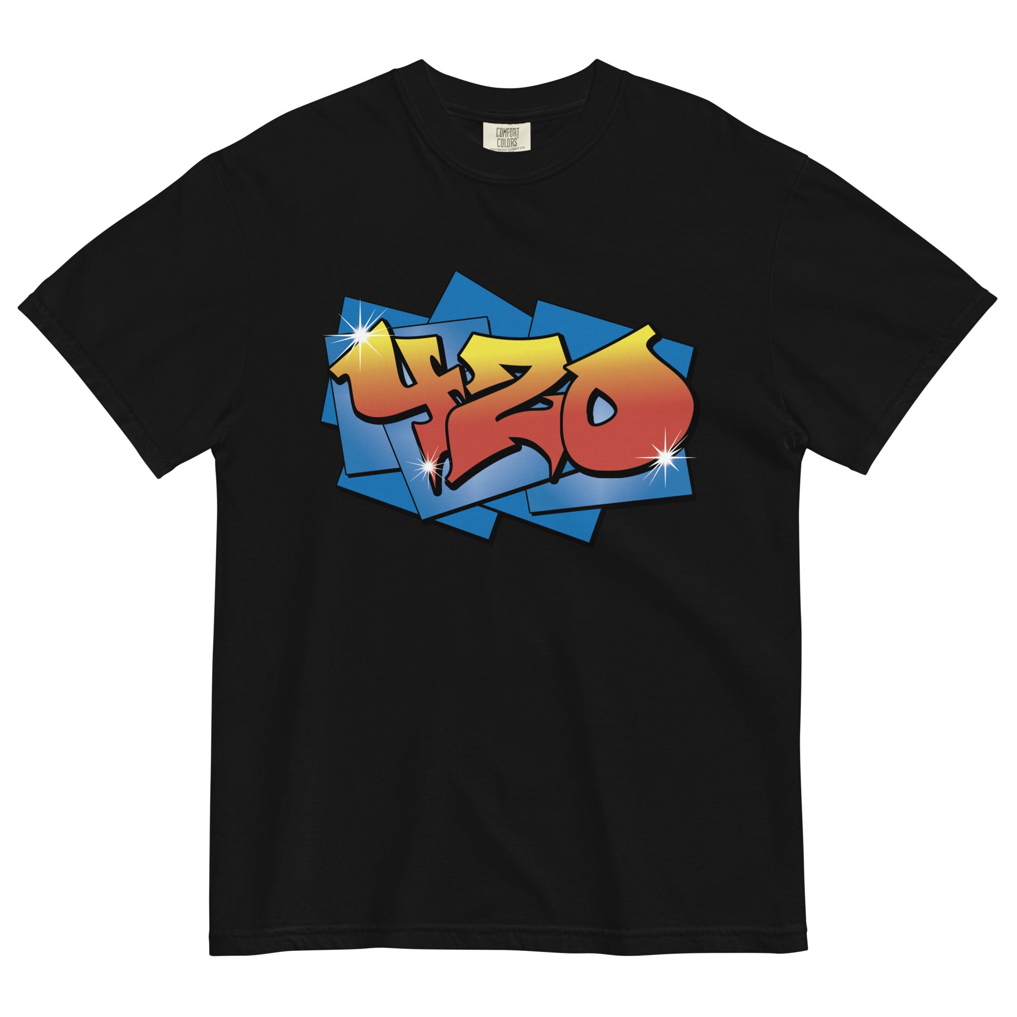 Graffiti 420 Tee | Urban Cannabis Shirt | Street Art Weed Fashion | Magic Leaf Tees