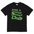 Anti-Social Stoner Club: Hilarious Cannabis-Inspired Tee for Introverted Highs! - Magic Leaf Tees
