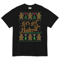 Weed Christmas T-Shirt: 'Let's Get Baked' Gingerbread Man Ugly Christmas Design | Magic Leaf Tees