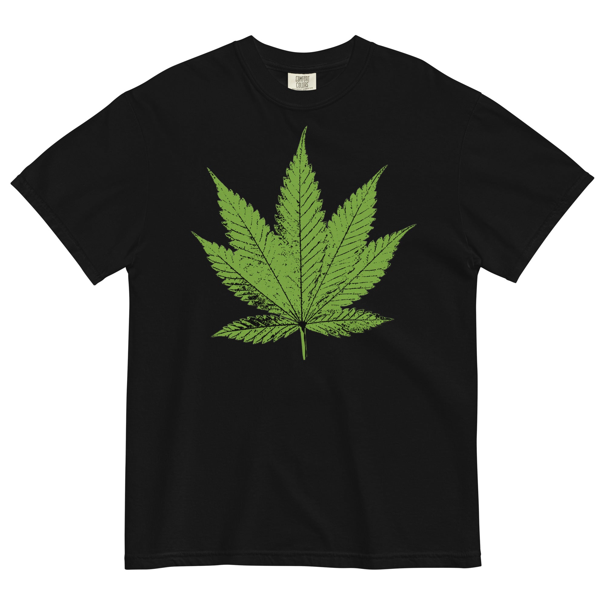 Giant Pot Leaf T-Shirt: Bold Stoner Apparel | Magic Leaf Tees