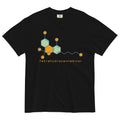 Colorful Abstract THC Molecule Cannabis T-Shirt: Stylish Science Apparel | Magic Leaf Tees