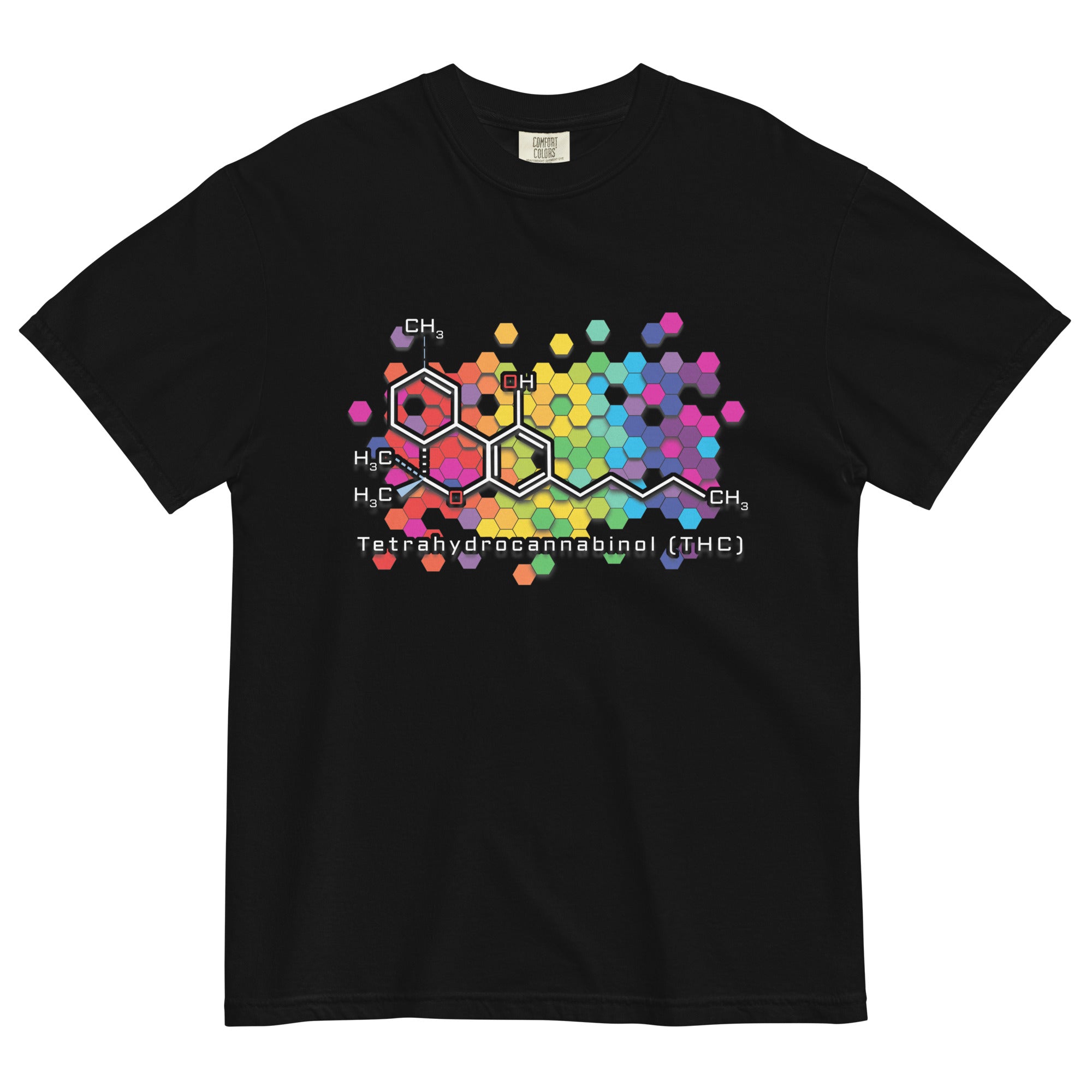 Vibrant THC Molecule: Cannabis-Inspired Tee for Science and Medical Marijuana Enthusiasts! | Magic Leaf Tees