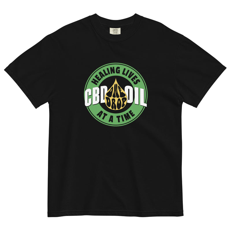 CBD Oil Healing Lives T-Shirt: Promoting Wellness One Drop at a Time | Magic Leaf Tees