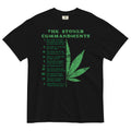 Stoner Commandments Tee: Top 10 Weed Niche Rules Shirt | Magic Leaf Tees
