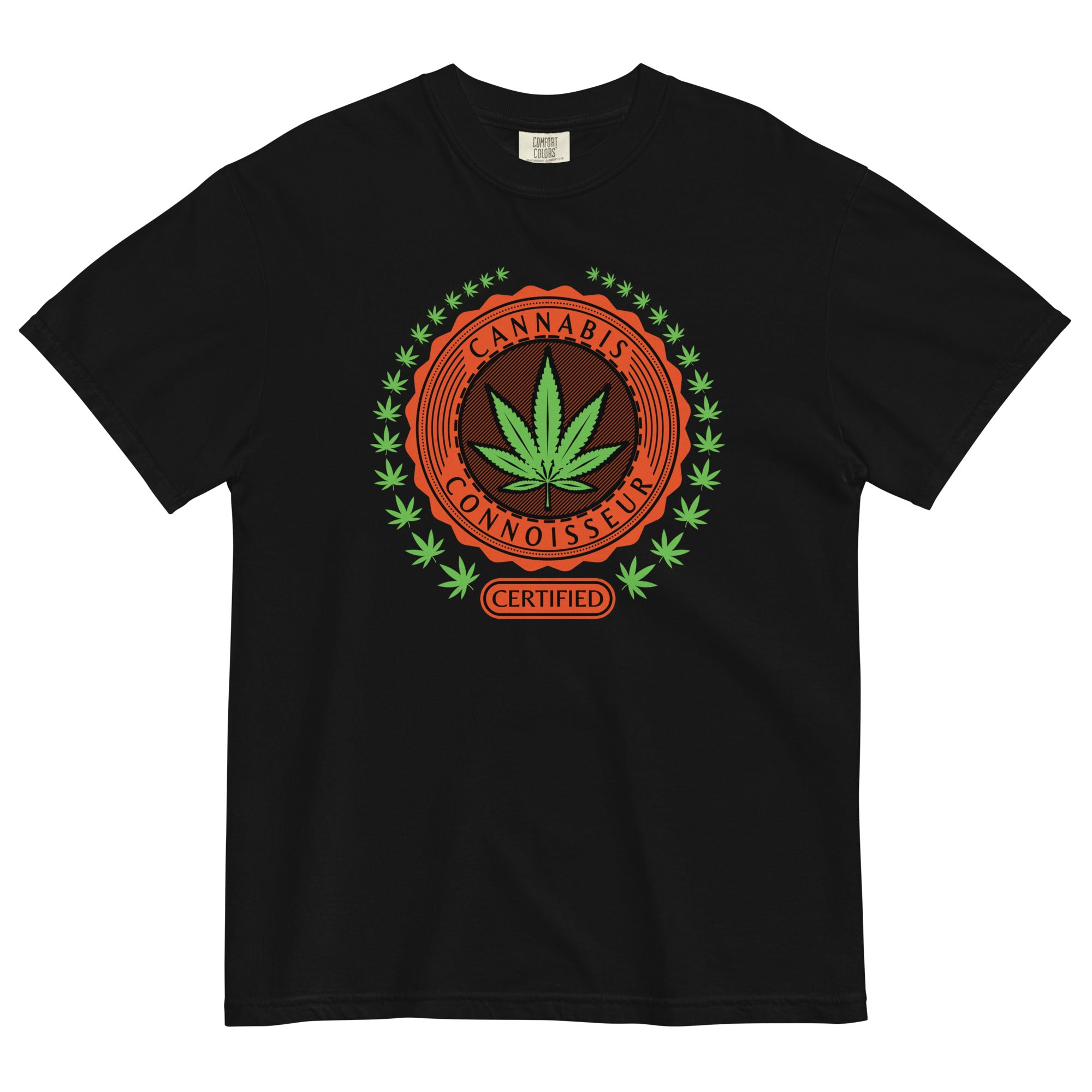 Certified Cannabis Connoisseur Badge T-Shirt: Elevate Your Weed Clothing!