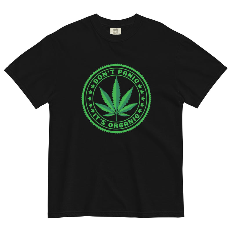 Don't Panic It's Organic Cannabis T-Shirt: Stylish Weed Tee | Magic Leaf Tees