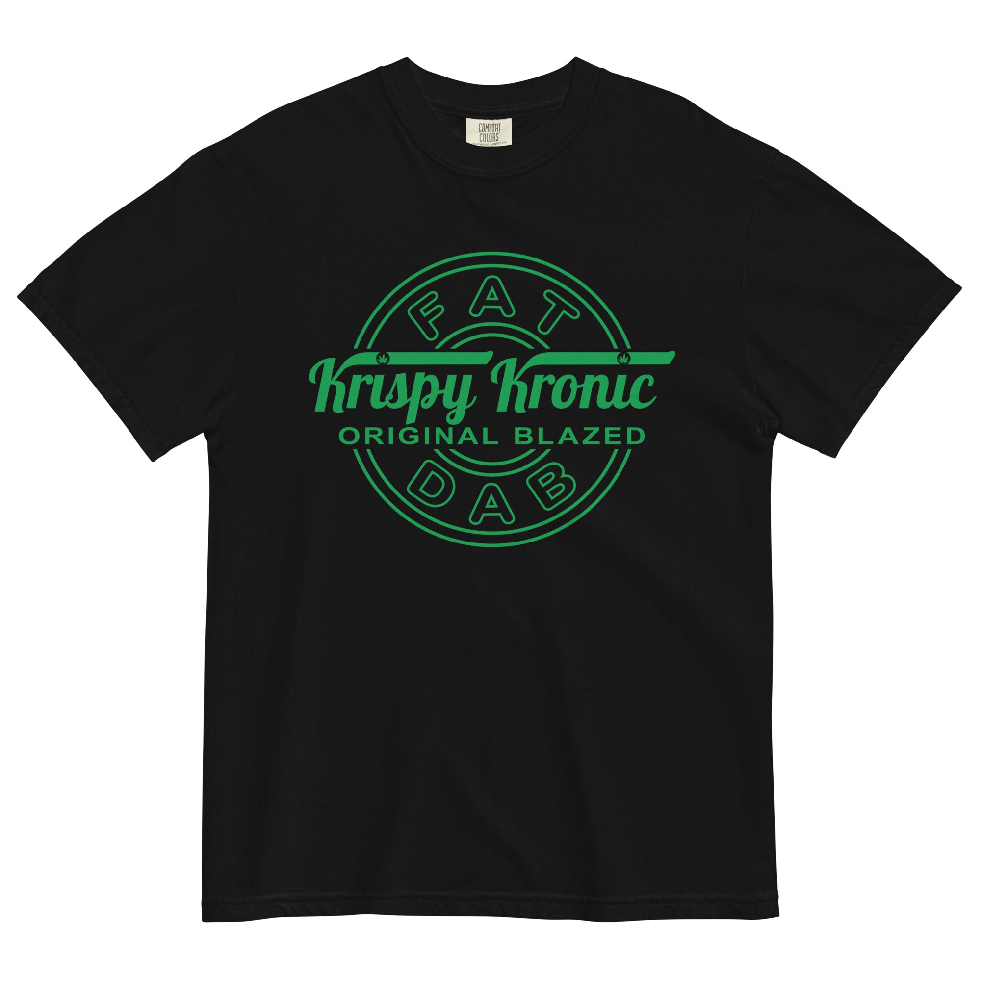 Krispy Kronic Original Blazed Fat Dabs T-Shirt – Funny Weed-Themed Apparel for Cannabis Dabbers | Magic Leaf Tees