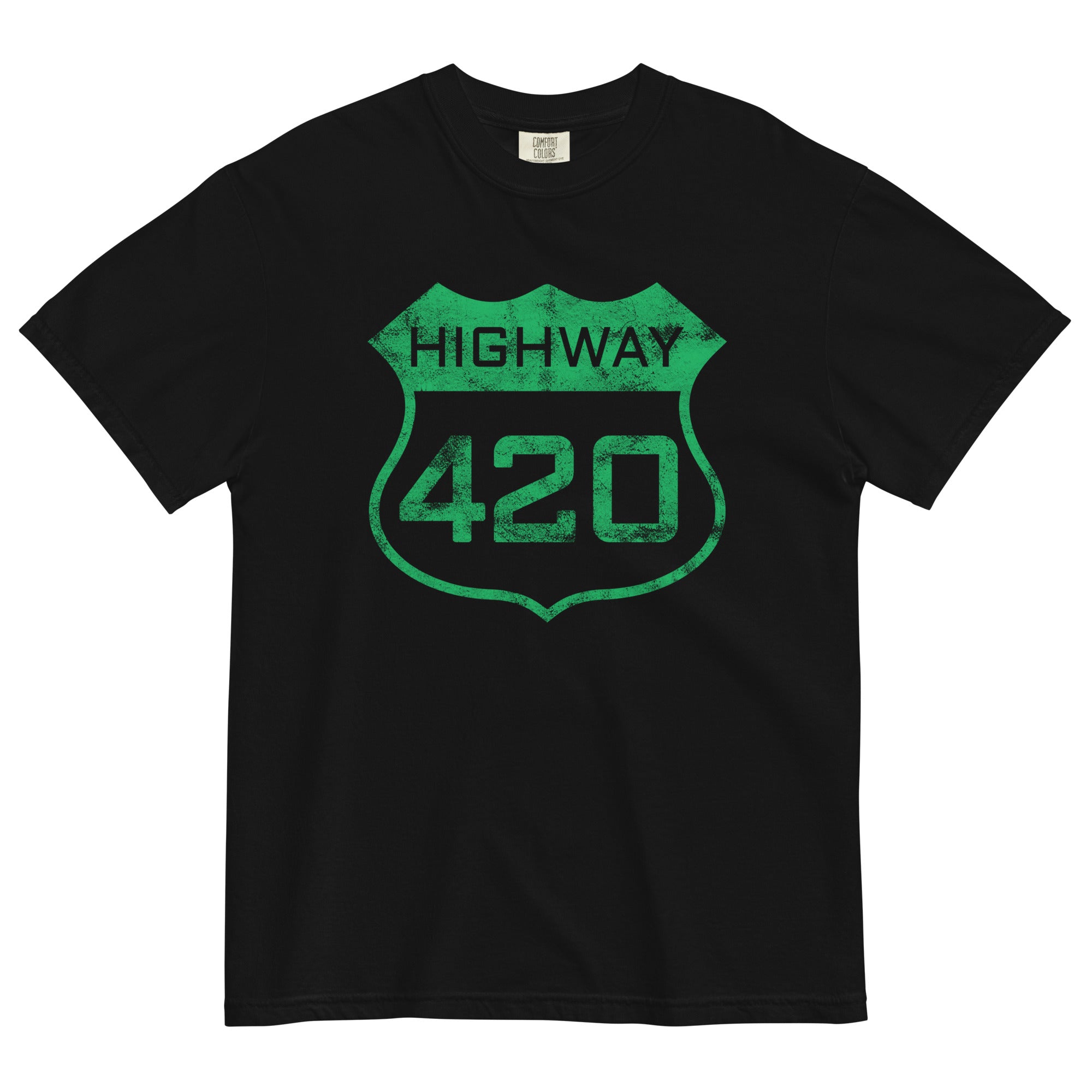 Highway 420 Funny Cannabis T-Shirt – Perfect Weed Shirt for Stoners