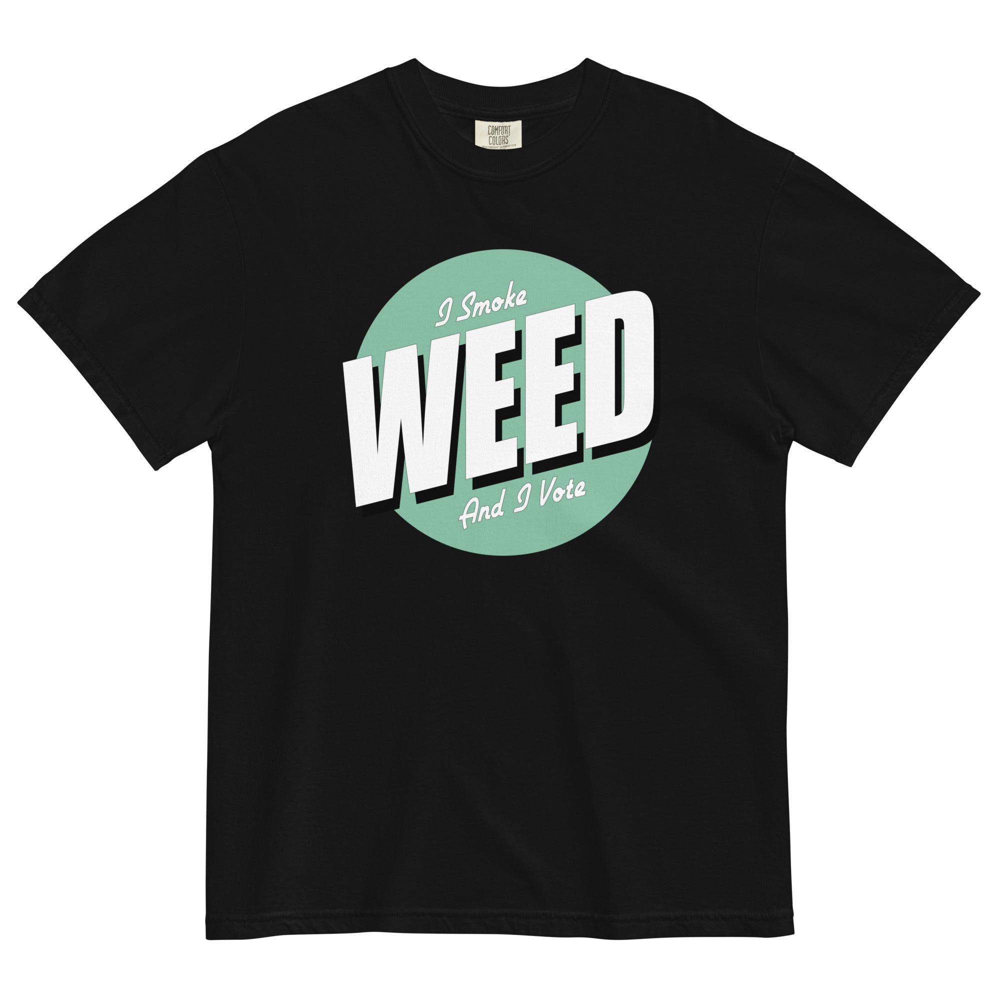 I Smoke Weed And I Vote T-Shirt for Marijuana Legalization Advocates | Magic Leaf Tees