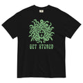 Get Stoned Medusa T-Shirt - Exclusive Halloween Weed Apparel | Magic Leaf Tees