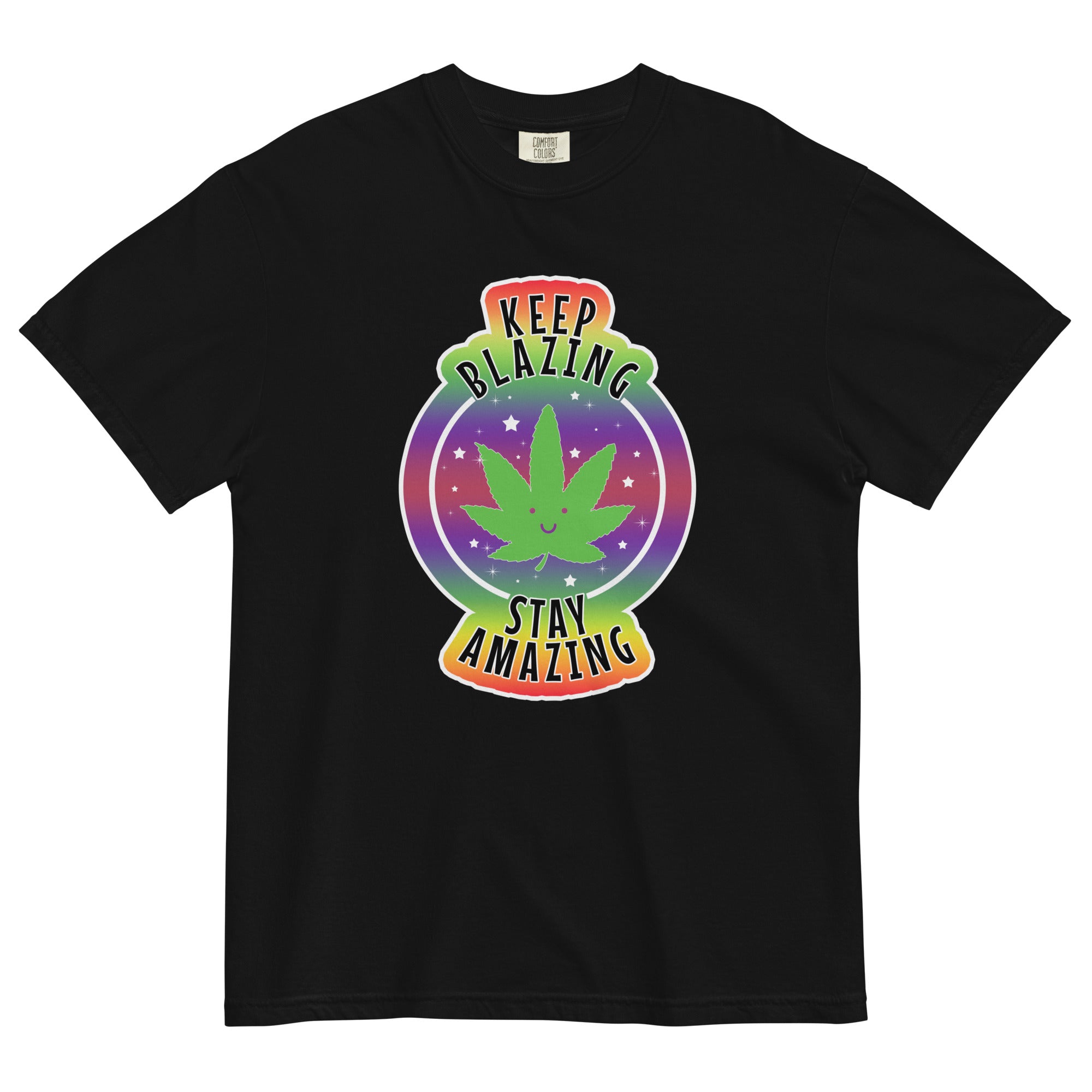 Magic Leaf Tees - "Keep Blazing Stay Amazing" Cute Pot Leaf T-Shirt