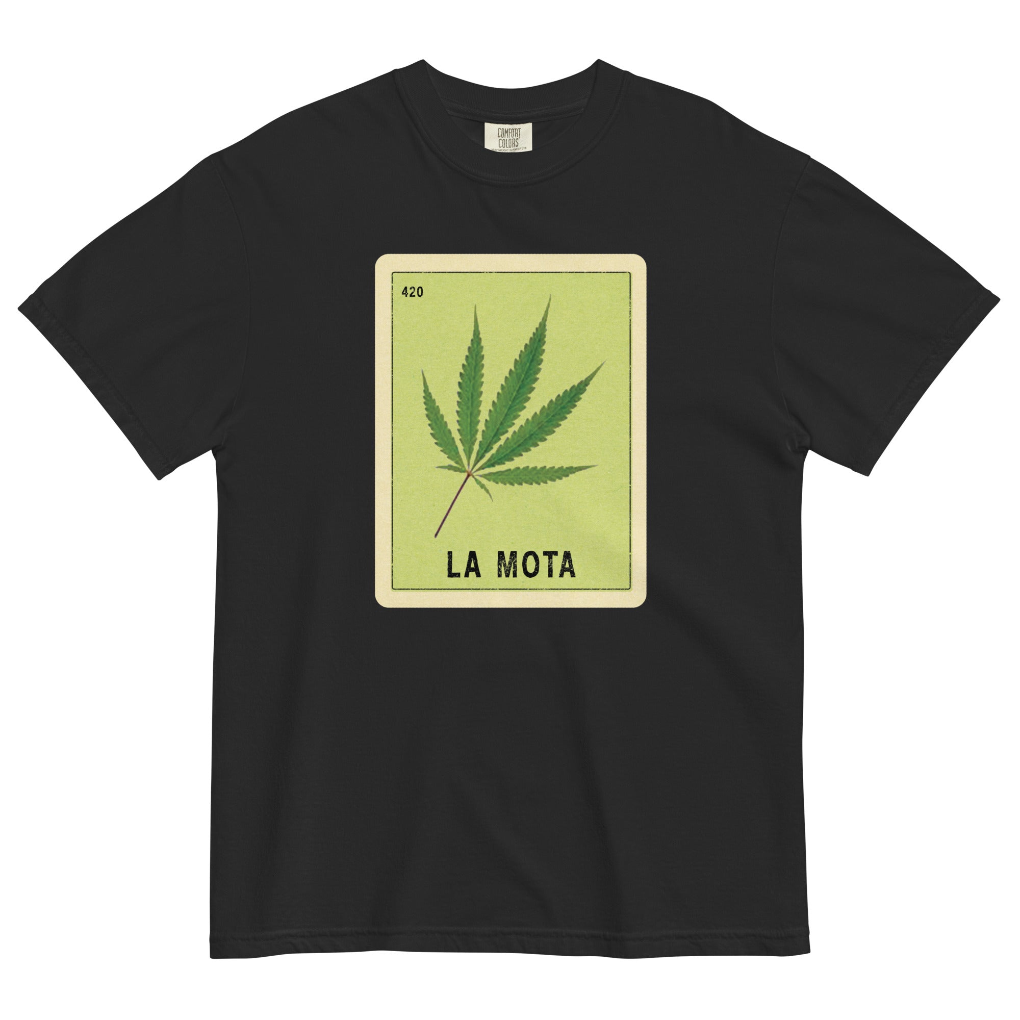 "La Mota" Funny Mexican Lotería Marijuana T-Shirt – Magic Leaf Tees