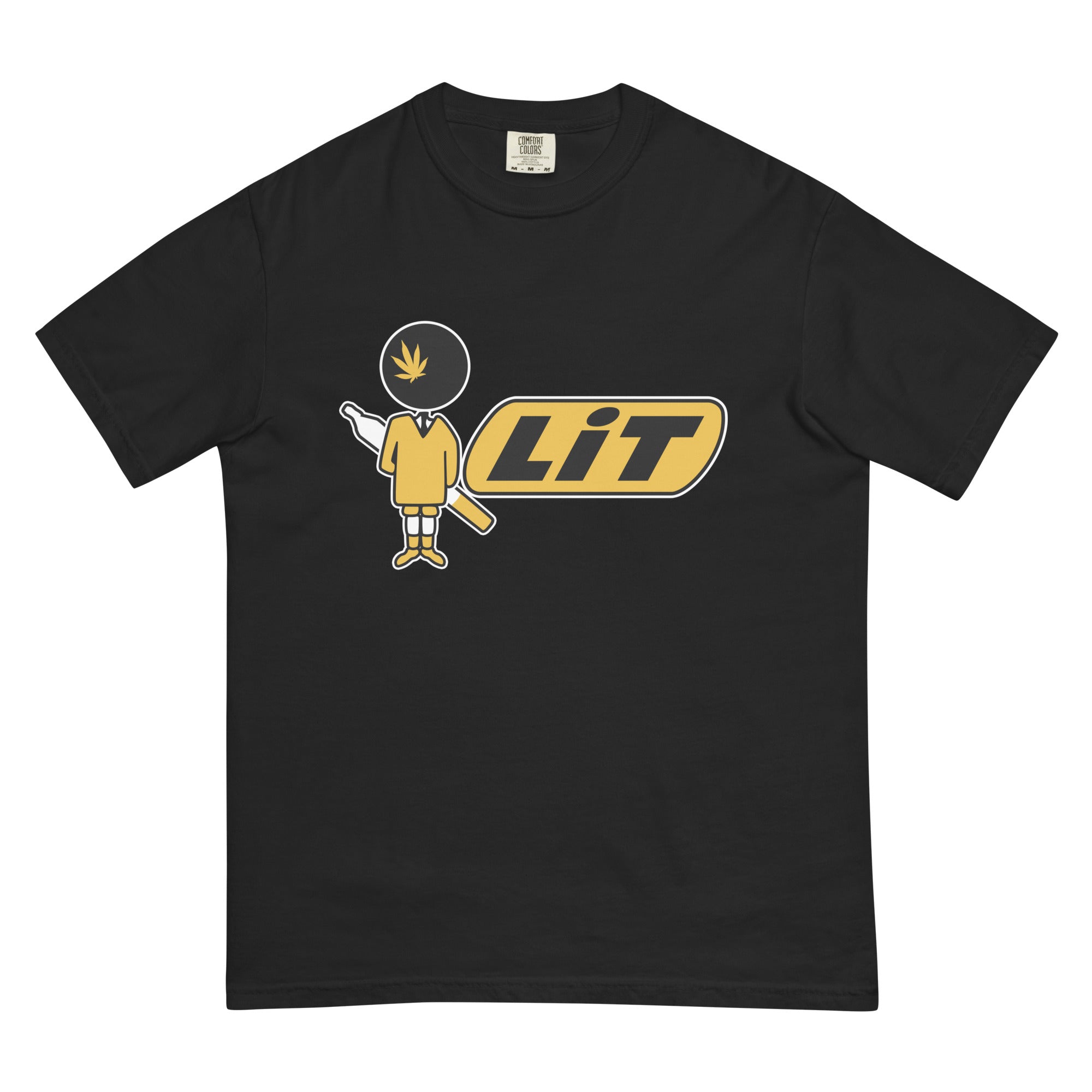 "Lit" Ballpoint Pen Logo Parody Weed T-Shirt – Magic Leaf Tees