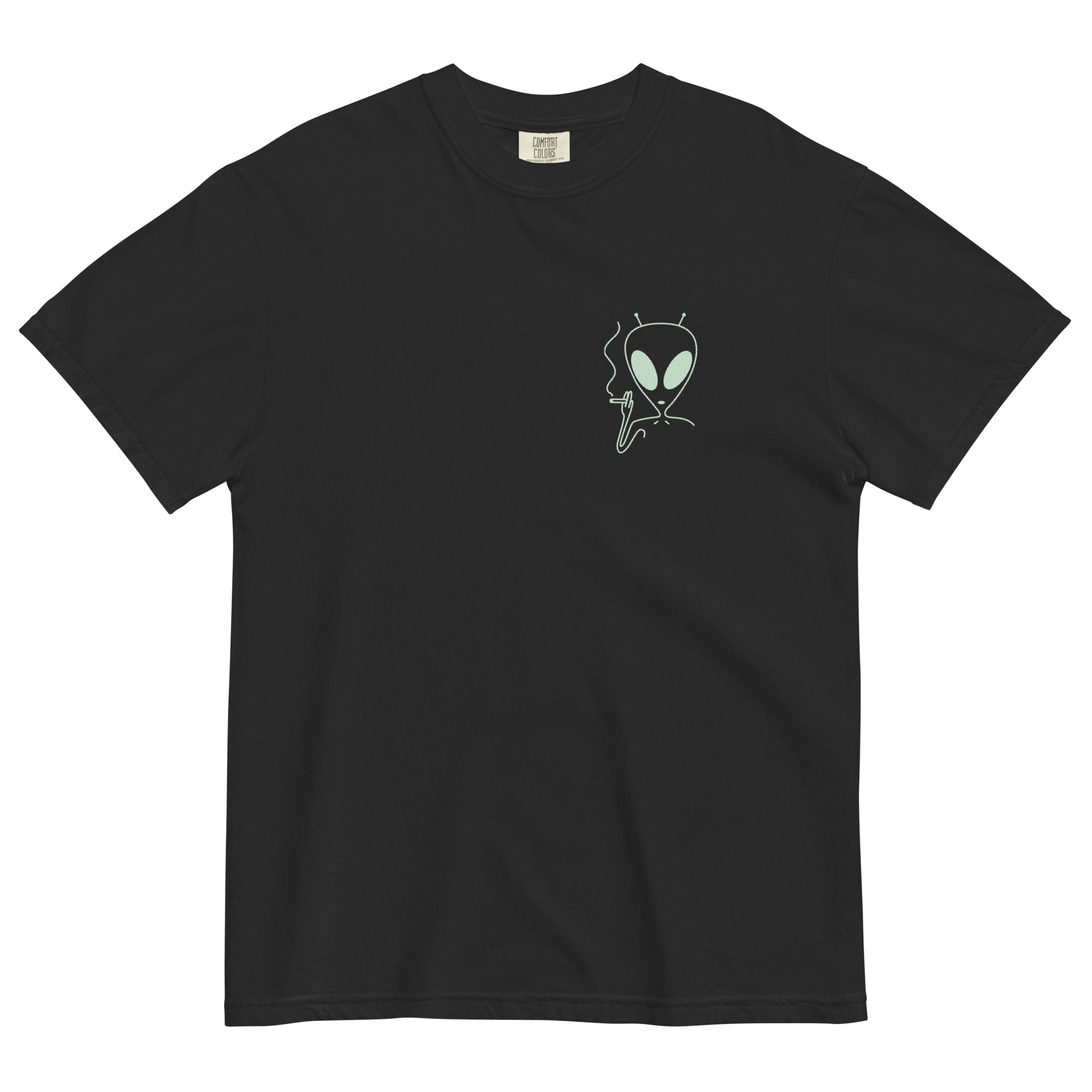 "Space Kronic" Funny Alien Smoking Joint Weed T-Shirt – Magic Leaf Tees