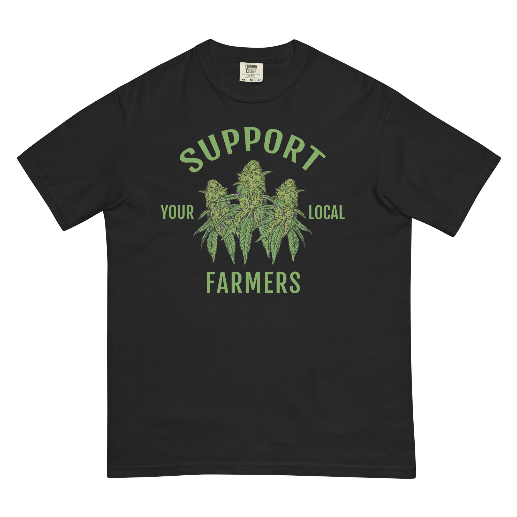 "Support Your Local Farmers" Cannabis Buds T-Shirt – Magic Leaf Tees