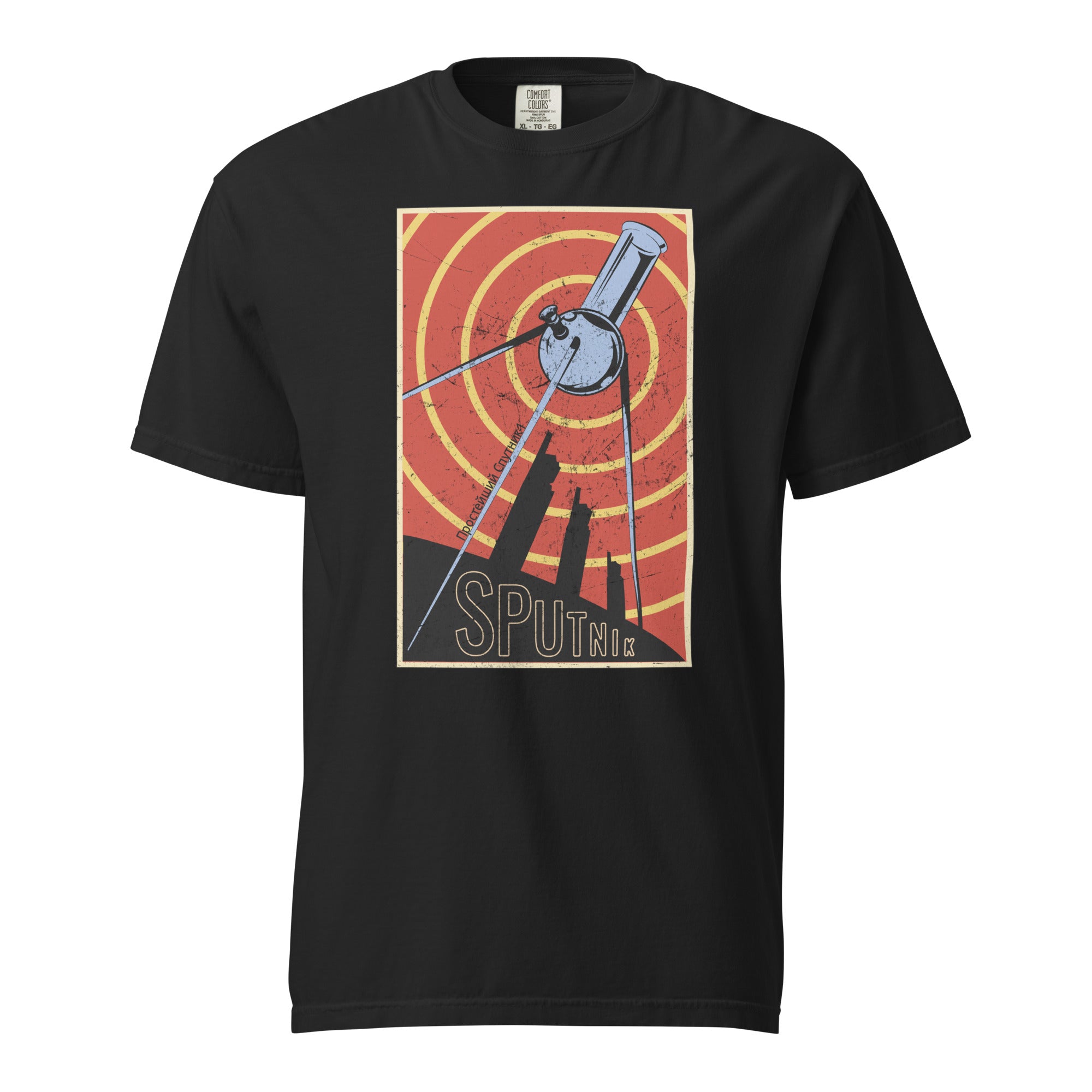 Sputnik Bong Propaganda T-Shirt – Funny Weed Apparel | Magic Leaf Tees