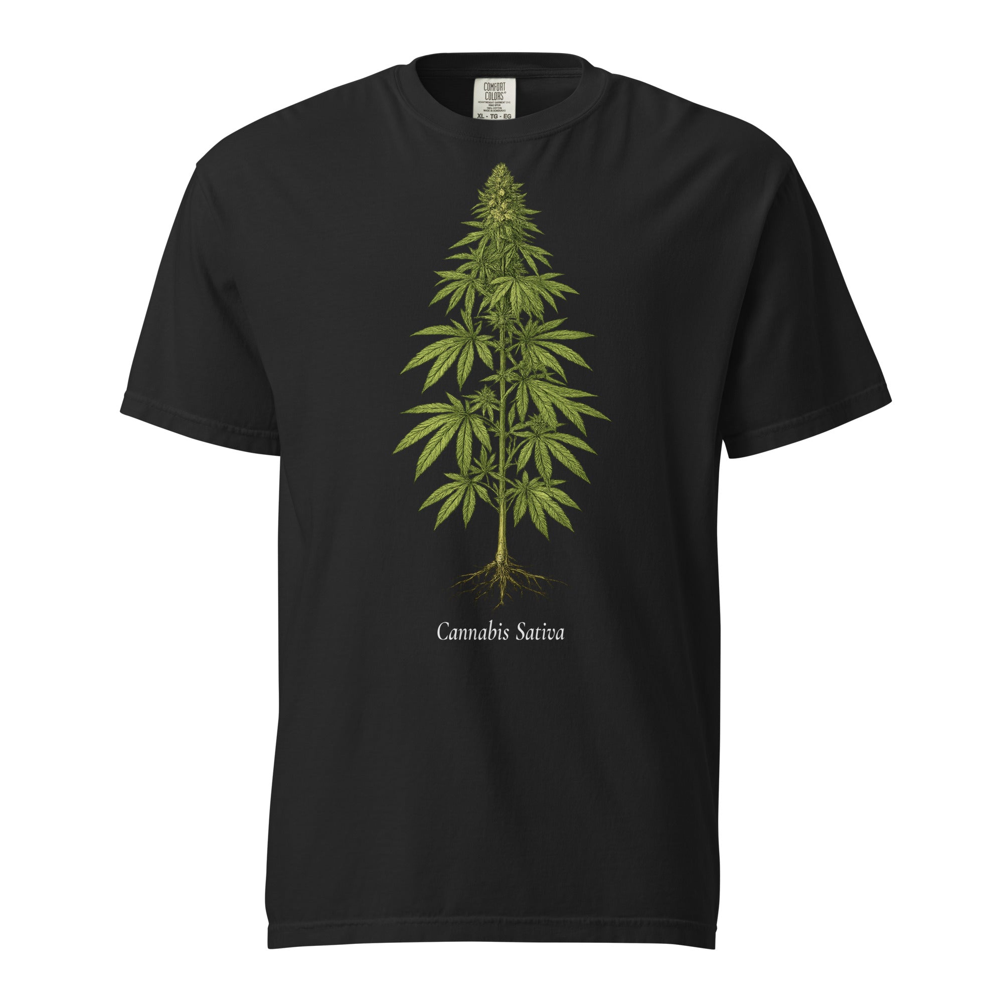 Vintage Cannabis Botanical T-Shirt | 19th Century Cannabis Sativa Plant Illustration Tee | Naturalist Weed Graphic Shirt | Magic Leaf Tees