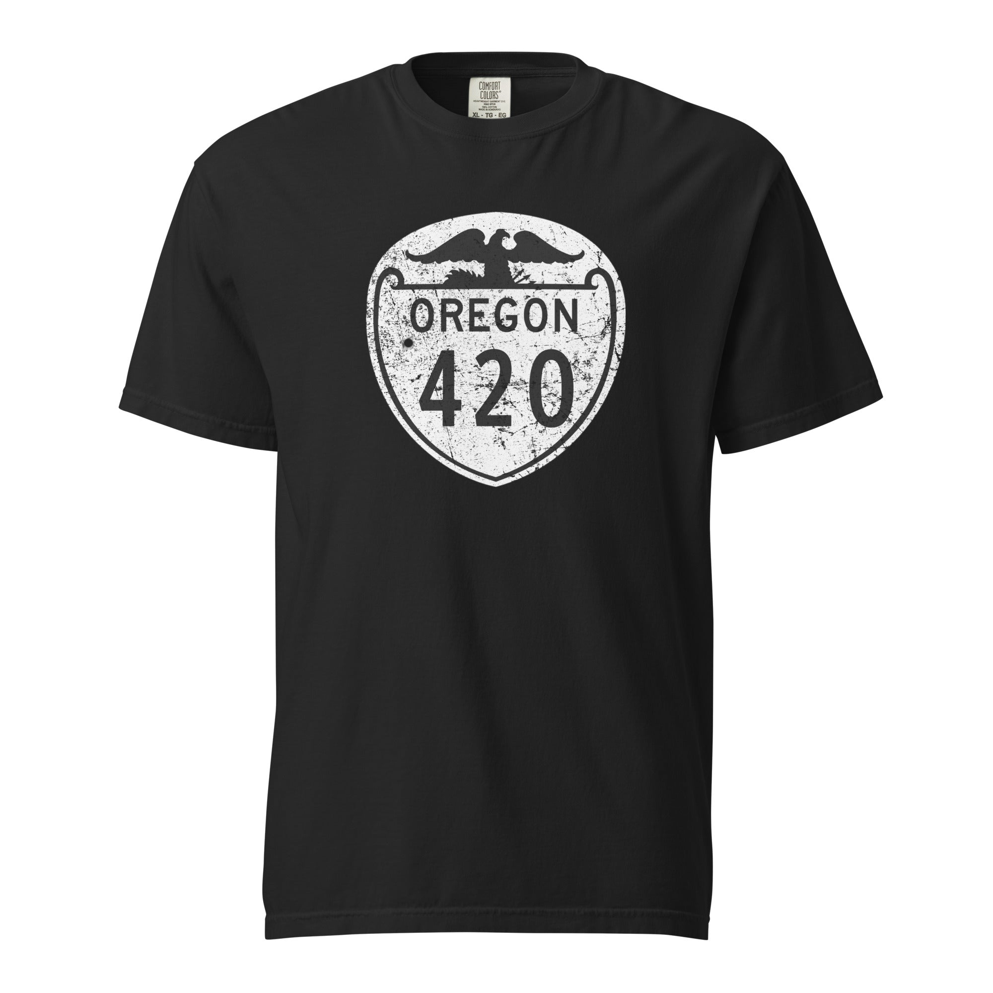 Oregon 420 Highway Sign Weed Shirt | Oregon Cannabis Graphic Tee | Magic Leaf Tees