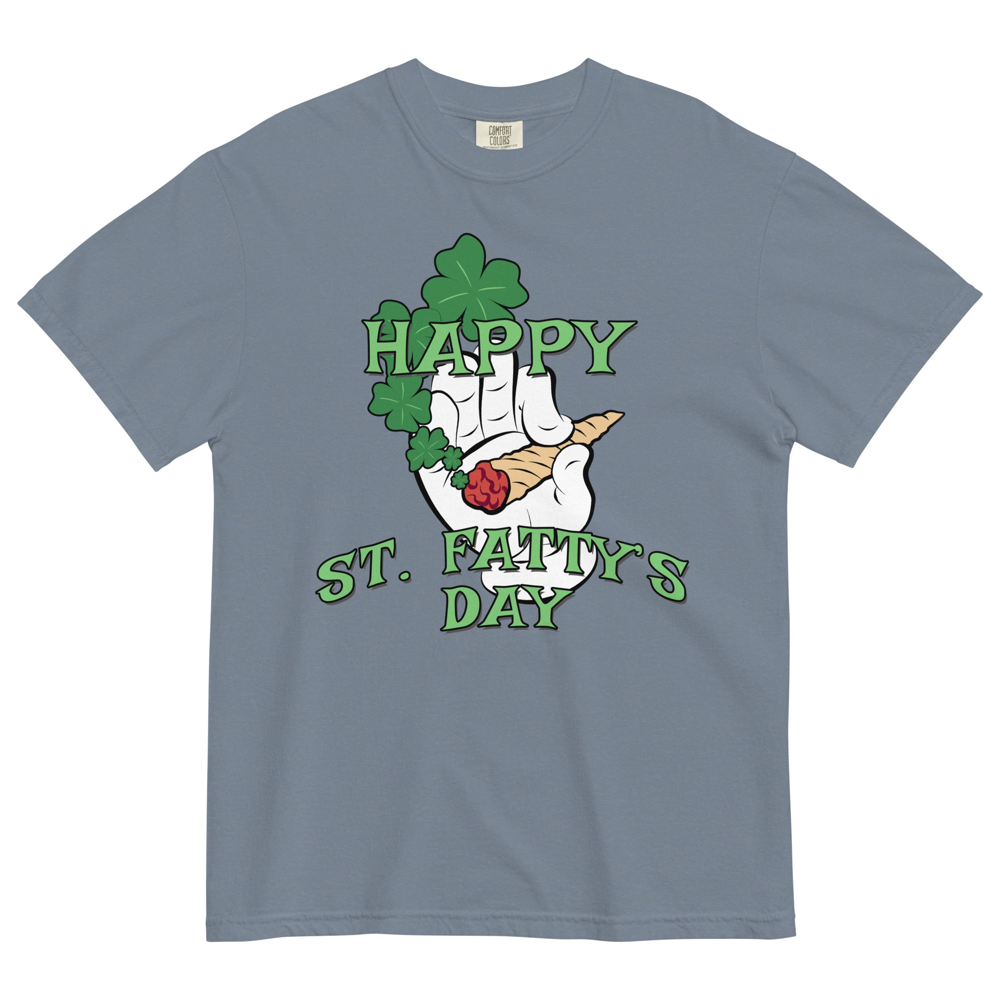 Happy St. Fatty's Day Tee | Stoner St. Patrick's Day Shirt | Shamrock Weed Hilarity | Magic Leaf Tees