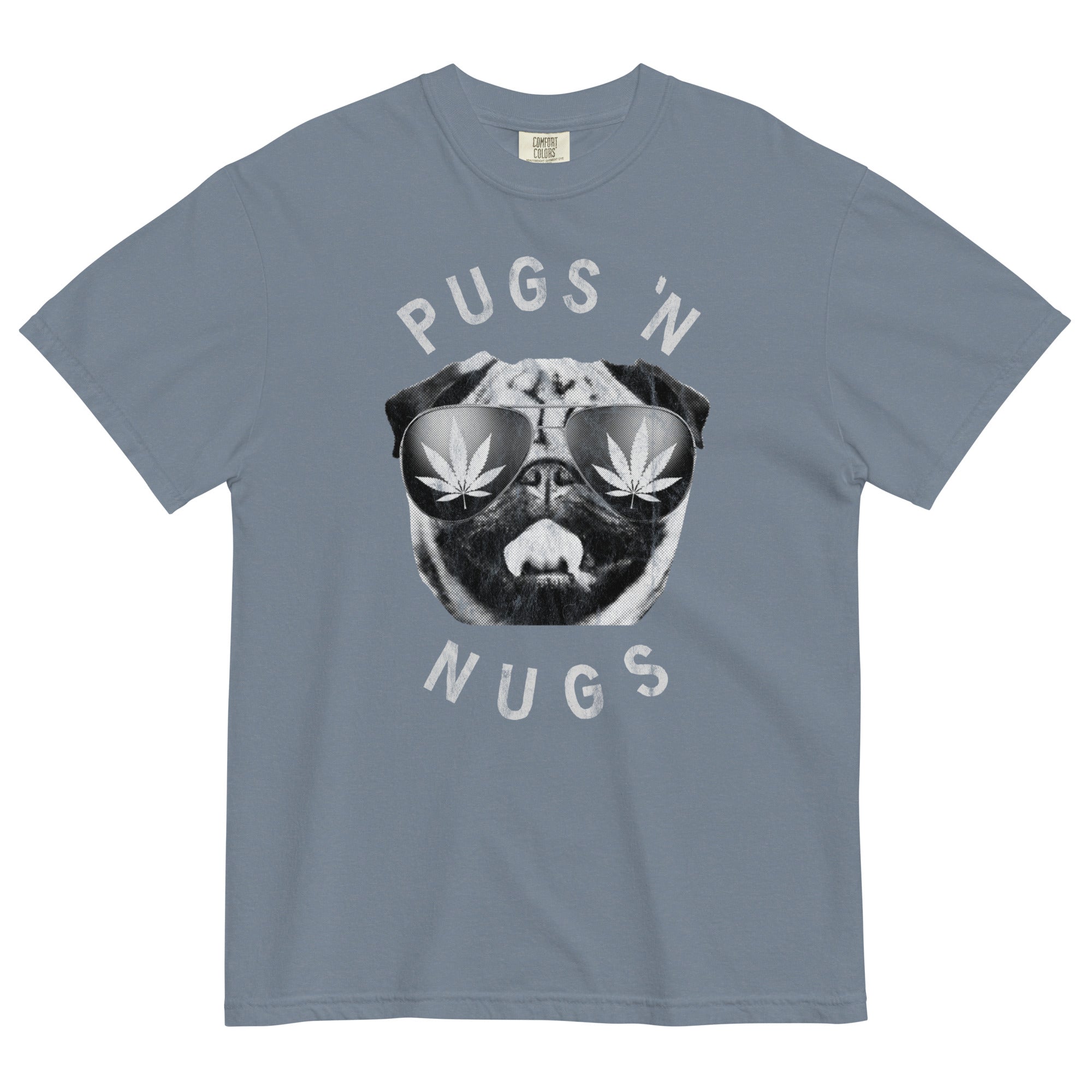 Pugs 'N Nugs Marijuana Dog Lover T-Shirt | Cannabis Pet Apparel | Magic Leaf Tees