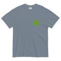 Two-Tone Pot Leaf T-Shirt: Stylish Cannabis Apparel | Magic Leaf Tees