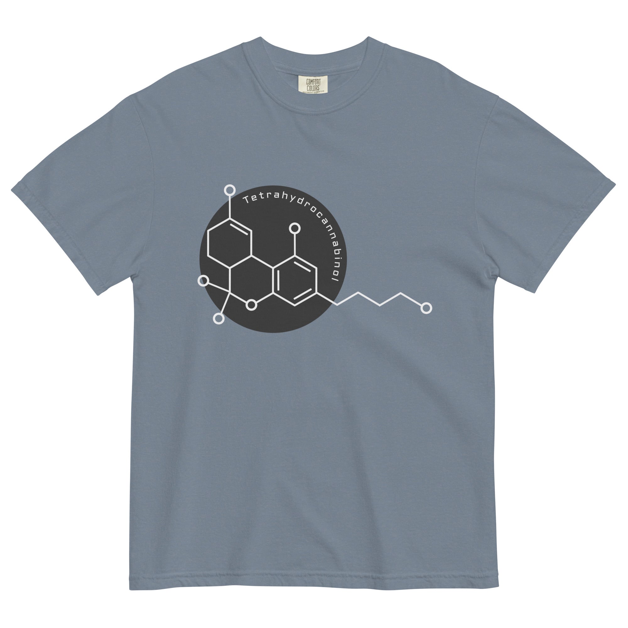 Abstract THC Molecule Cannabis T-Shirt: Stylish Weed Apparel | Magic Leaf Tees