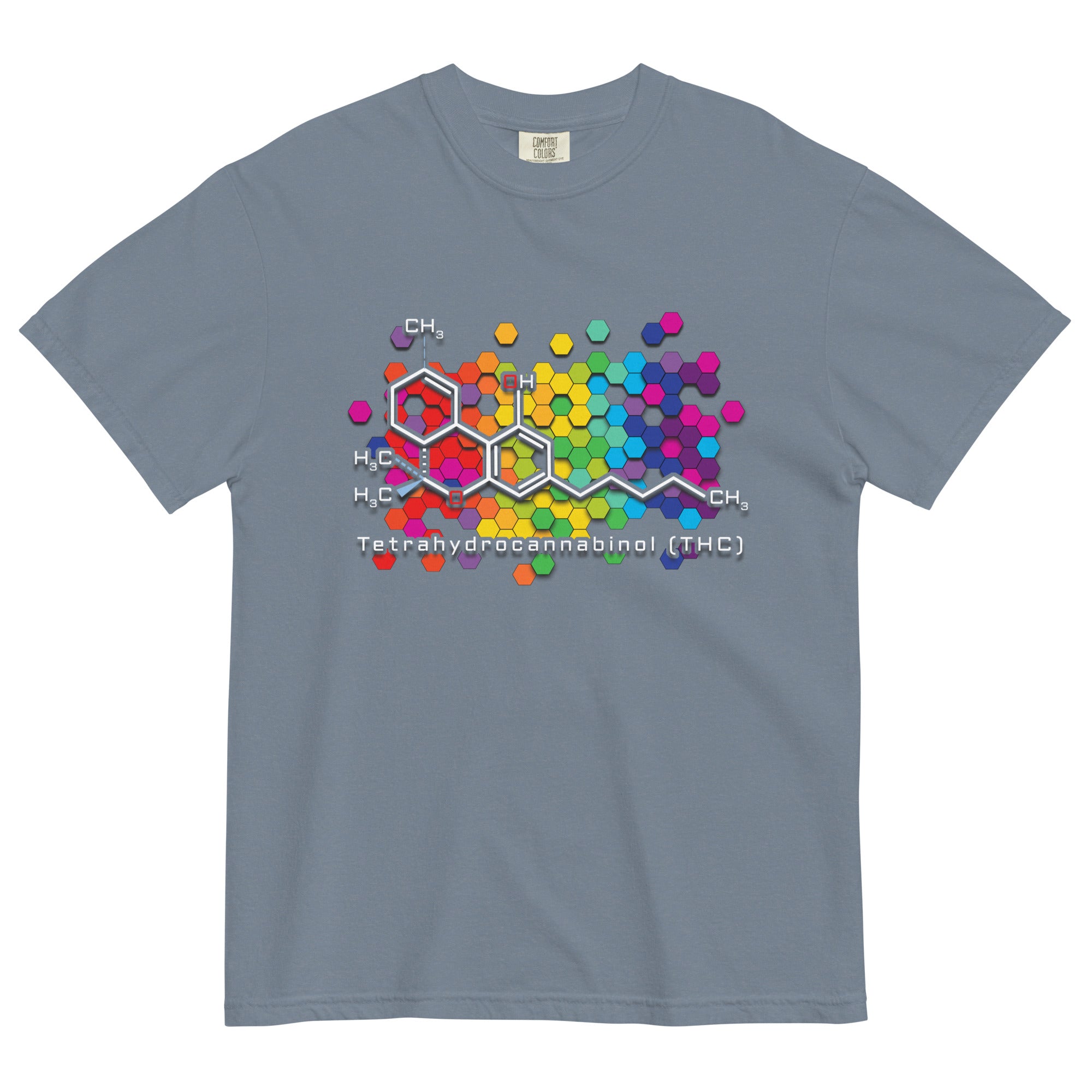 Vibrant THC Molecule: Cannabis-Inspired Tee for Science and Medical Marijuana Enthusiasts! | Magic Leaf Tees