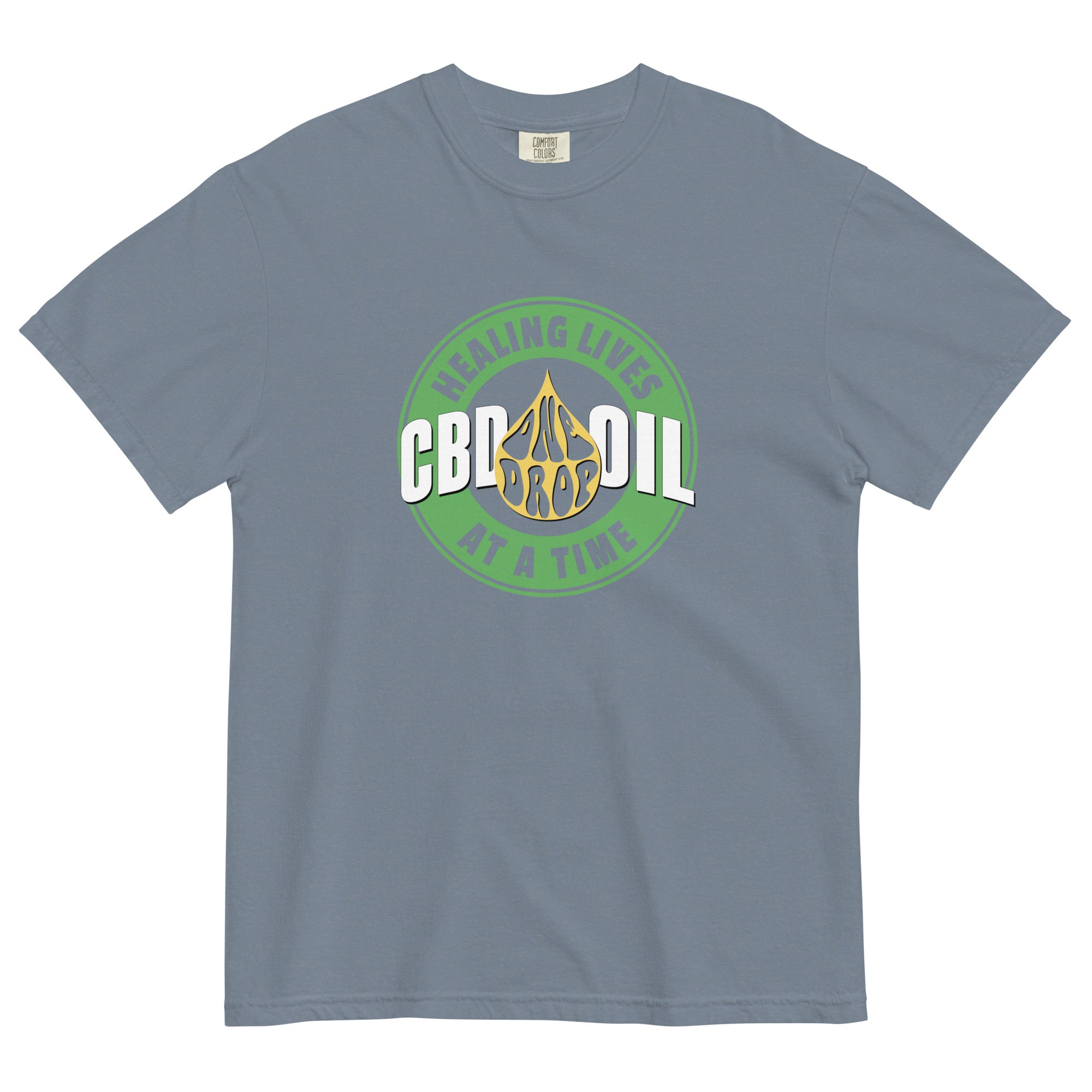 CBD Oil Healing Lives T-Shirt: Promoting Wellness One Drop at a Time | Magic Leaf Tees