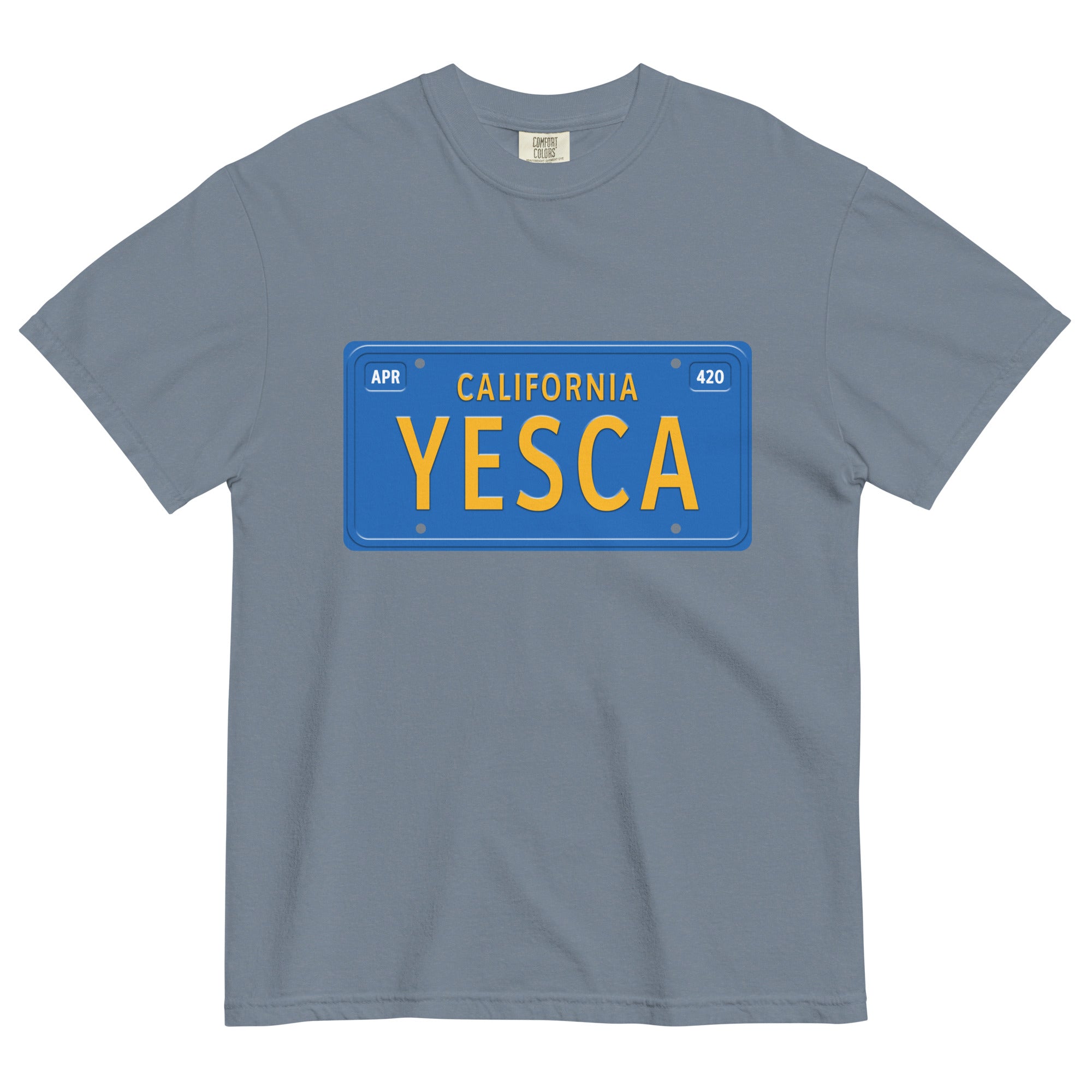 "Yesca" California License Plate Weed T-Shirt – Magic Leaf Tees