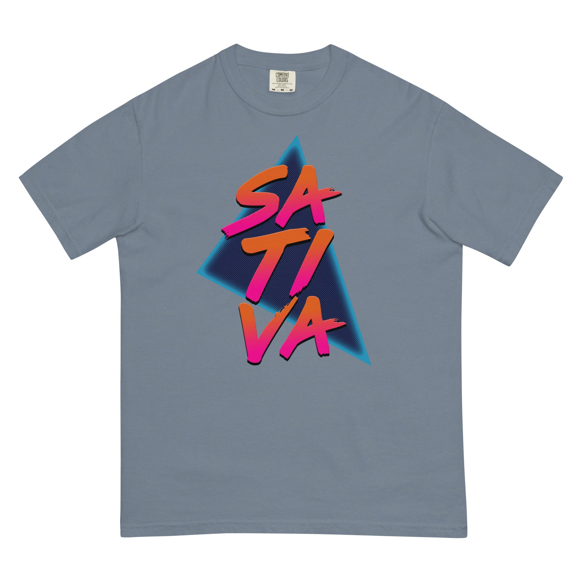 Retro 80’s Sativa T-Shirt – Vibrant Weed Apparel | Magic Leaf Tees