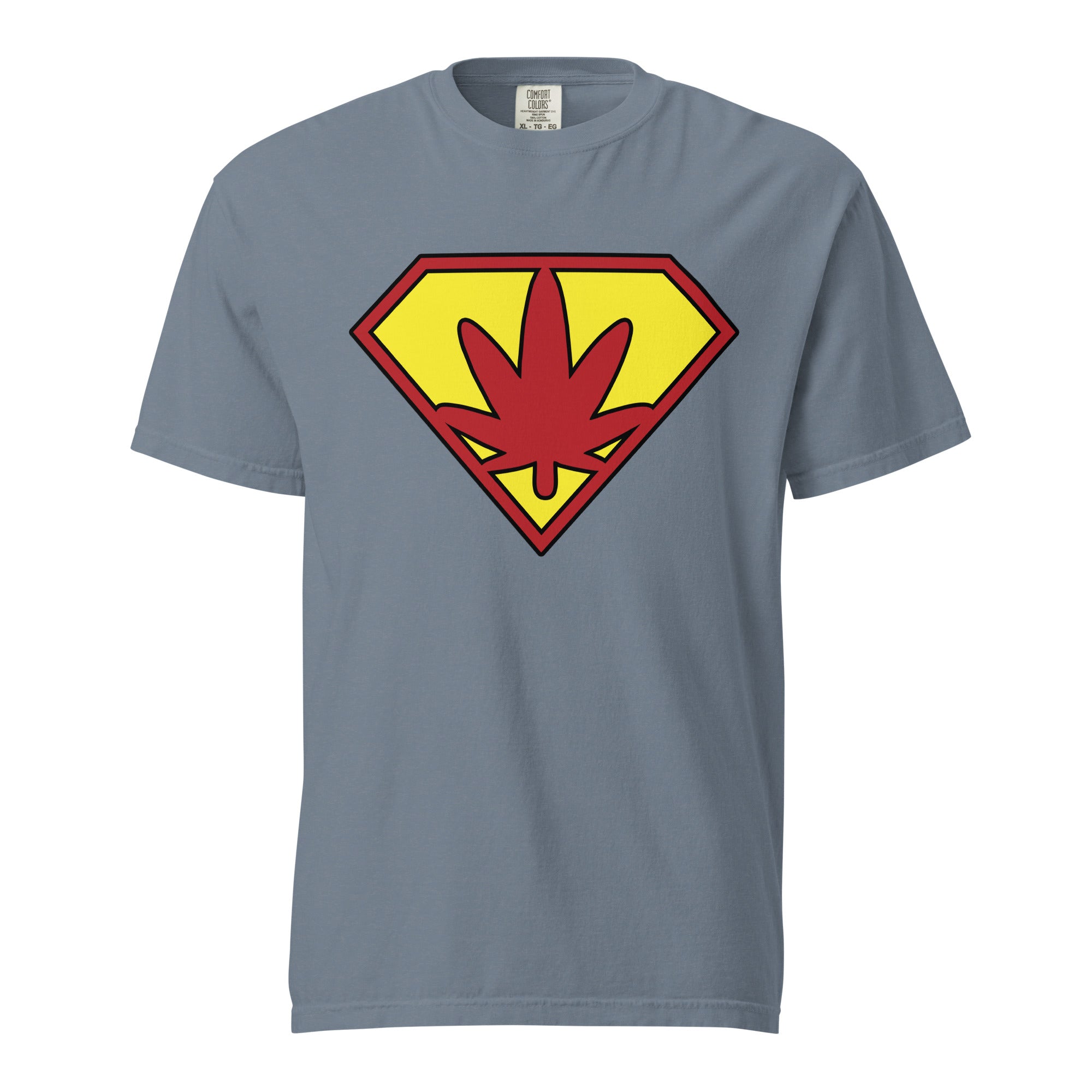 Super Weed Man Cannabis T-Shirt – Bold Marijuana Logo Design | Magic Leaf Tees