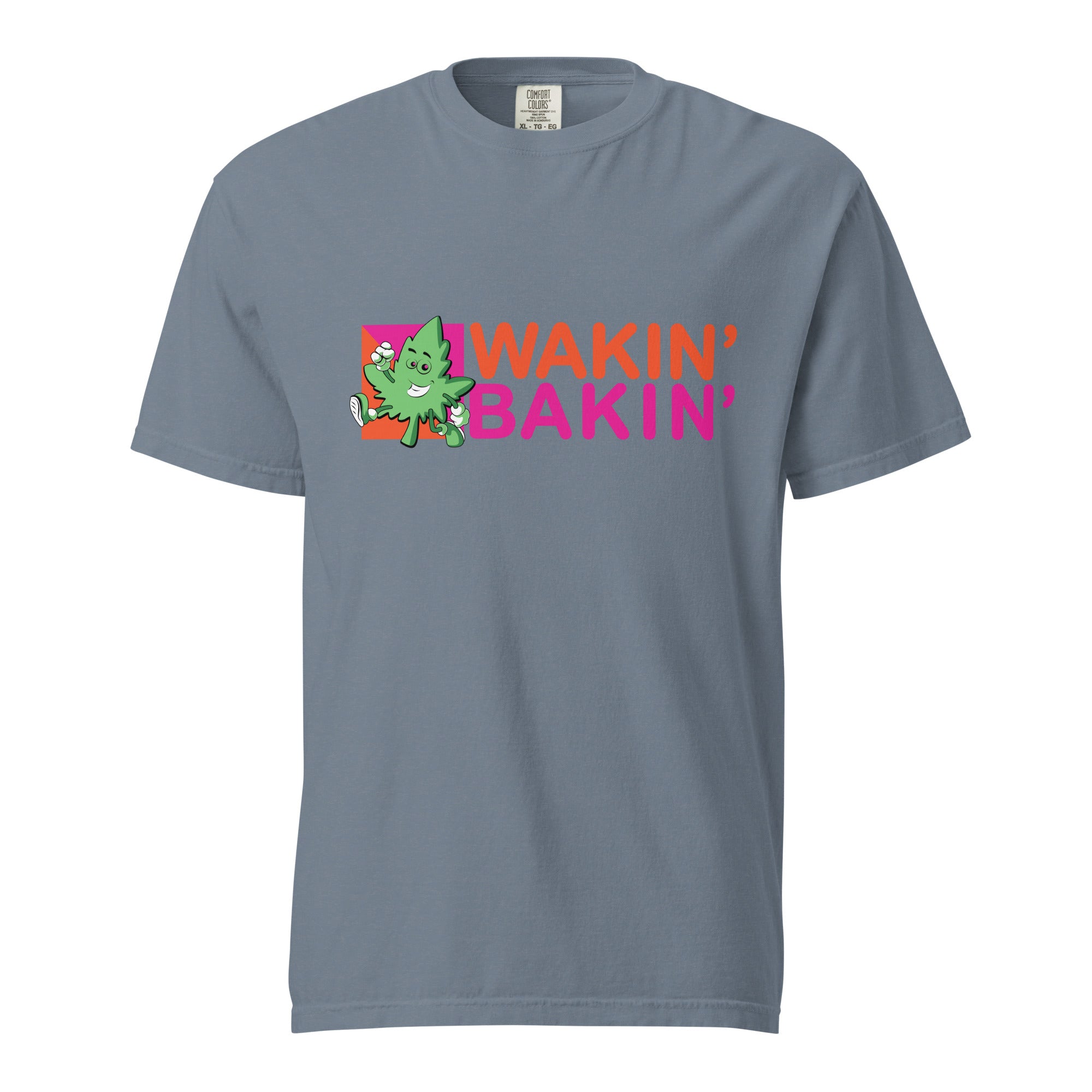 Wakin' Bakin' T-Shirt – Funny Weed Apparel Donut Shop Logo | Magic Leaf Tees