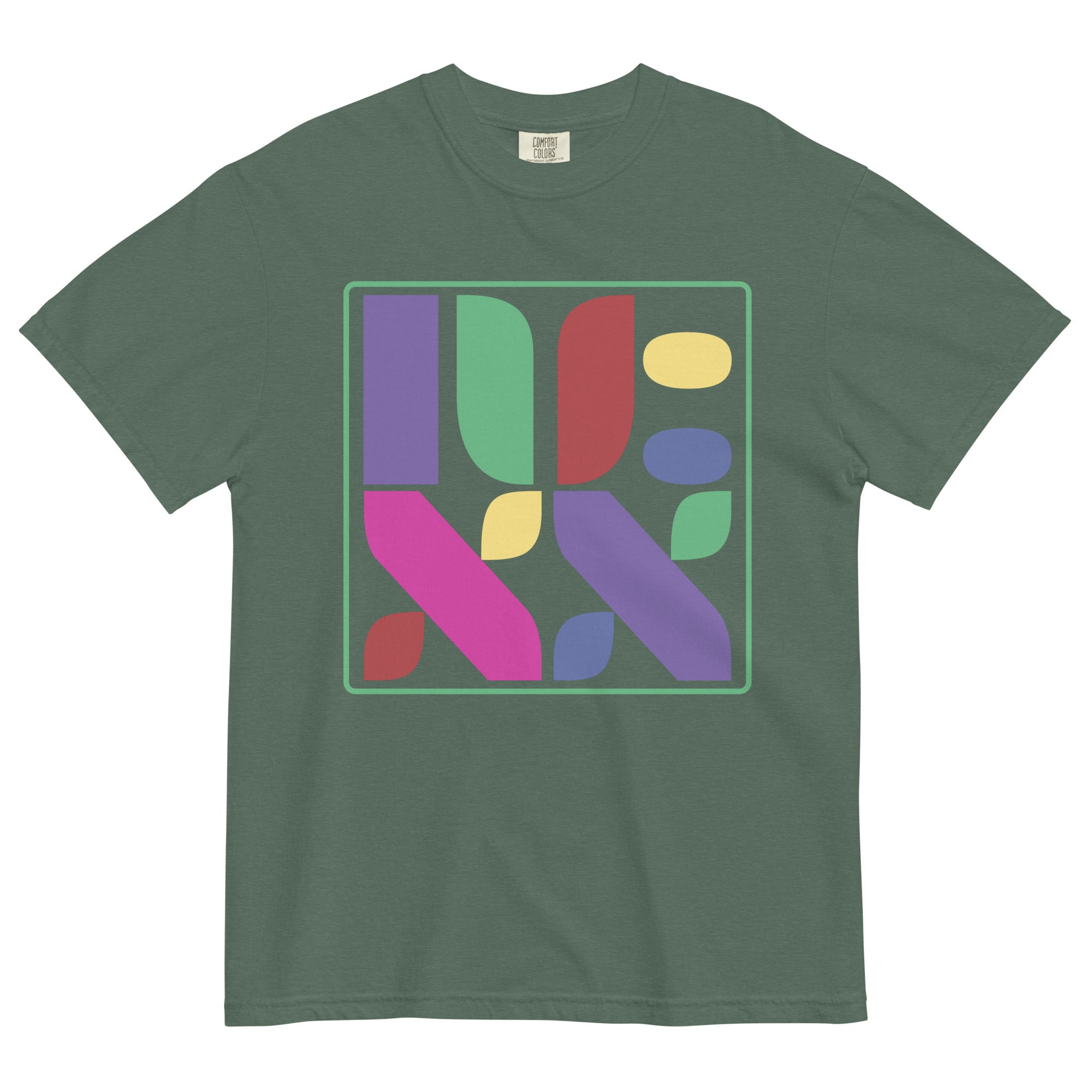 Pop Art Style 420 Tee | Vibrant Roman Numeral Cannabis Shirt | Trendy Weed Fashion | Magic Leaf Tees