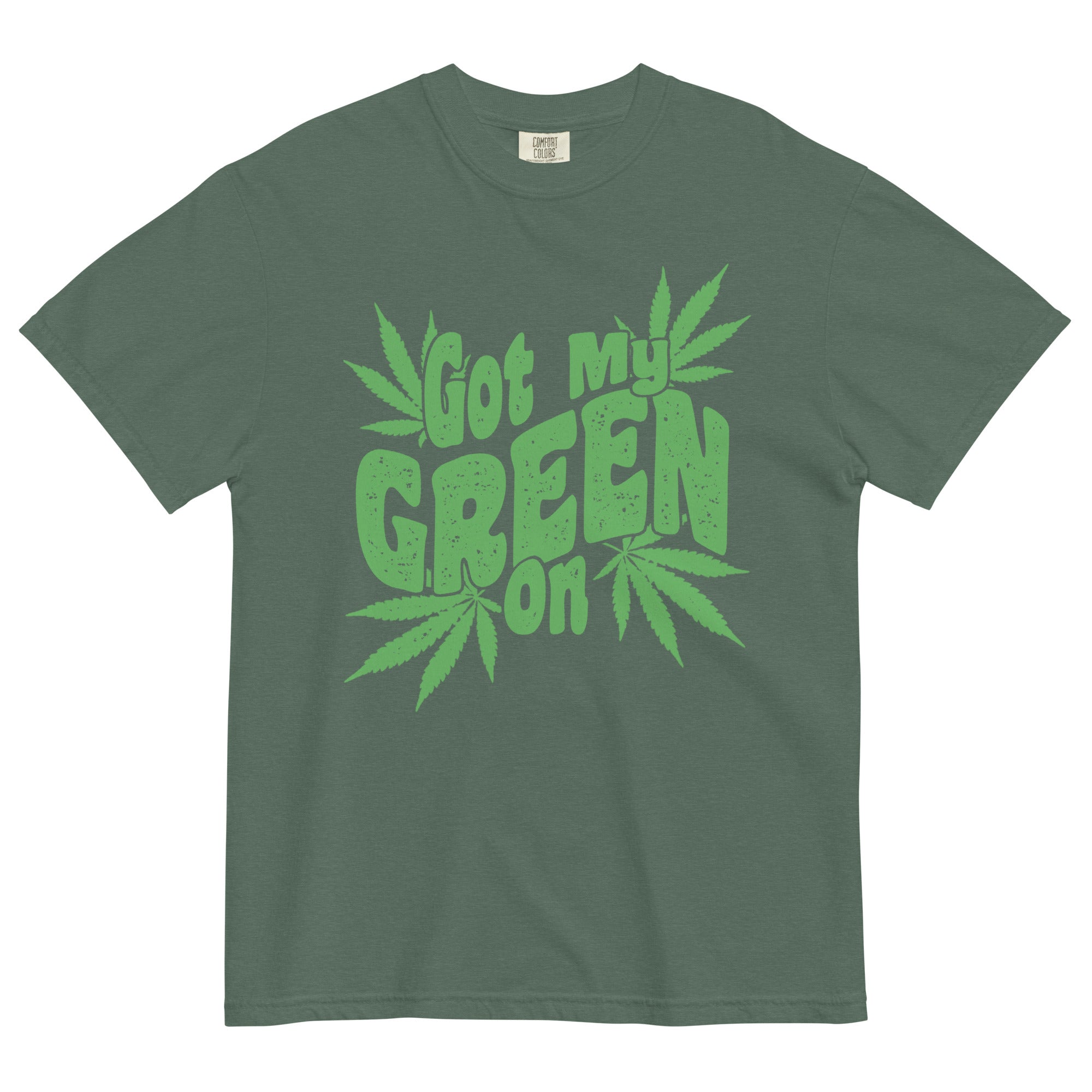 I Got My Green On Tee | St. Patrick's Day Weed Shirt | Herbal Celebration Fashion | Magic Leaf Tees