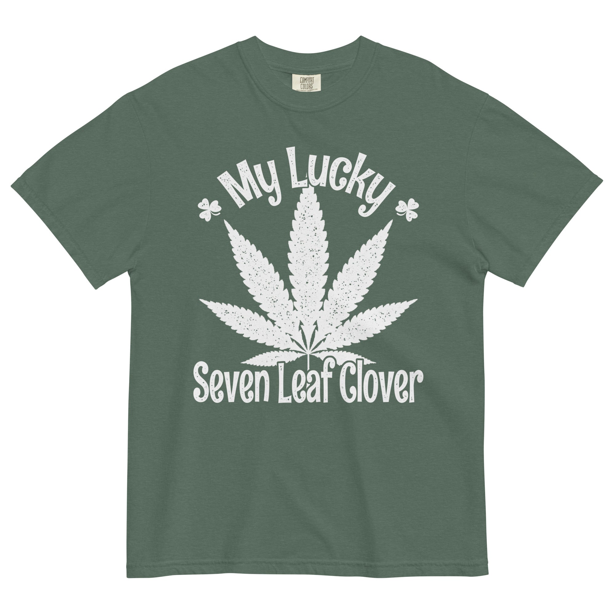 My Lucky Seven Leaf Clover Tee | St. Patrick's Day Cannabis Shirt | Herbal Luck Celebration | Magic Leaf Tees