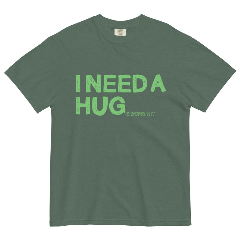 I Need a Huge Bong Hit: Witty Weed-Inspired Tee for the High Humor Enthusiast! - Magic Leaf Tees