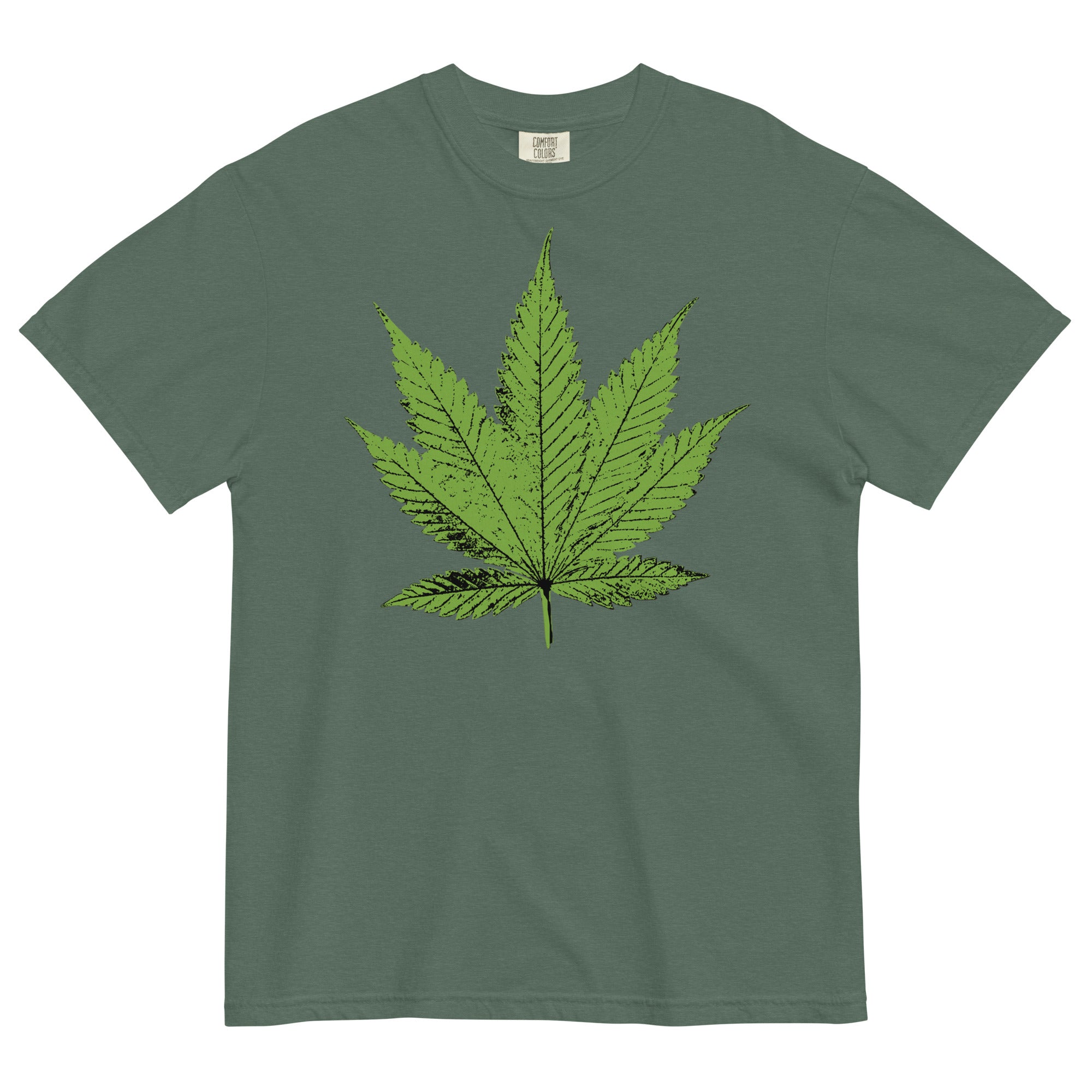 Giant Pot Leaf T-Shirt: Bold Stoner Apparel