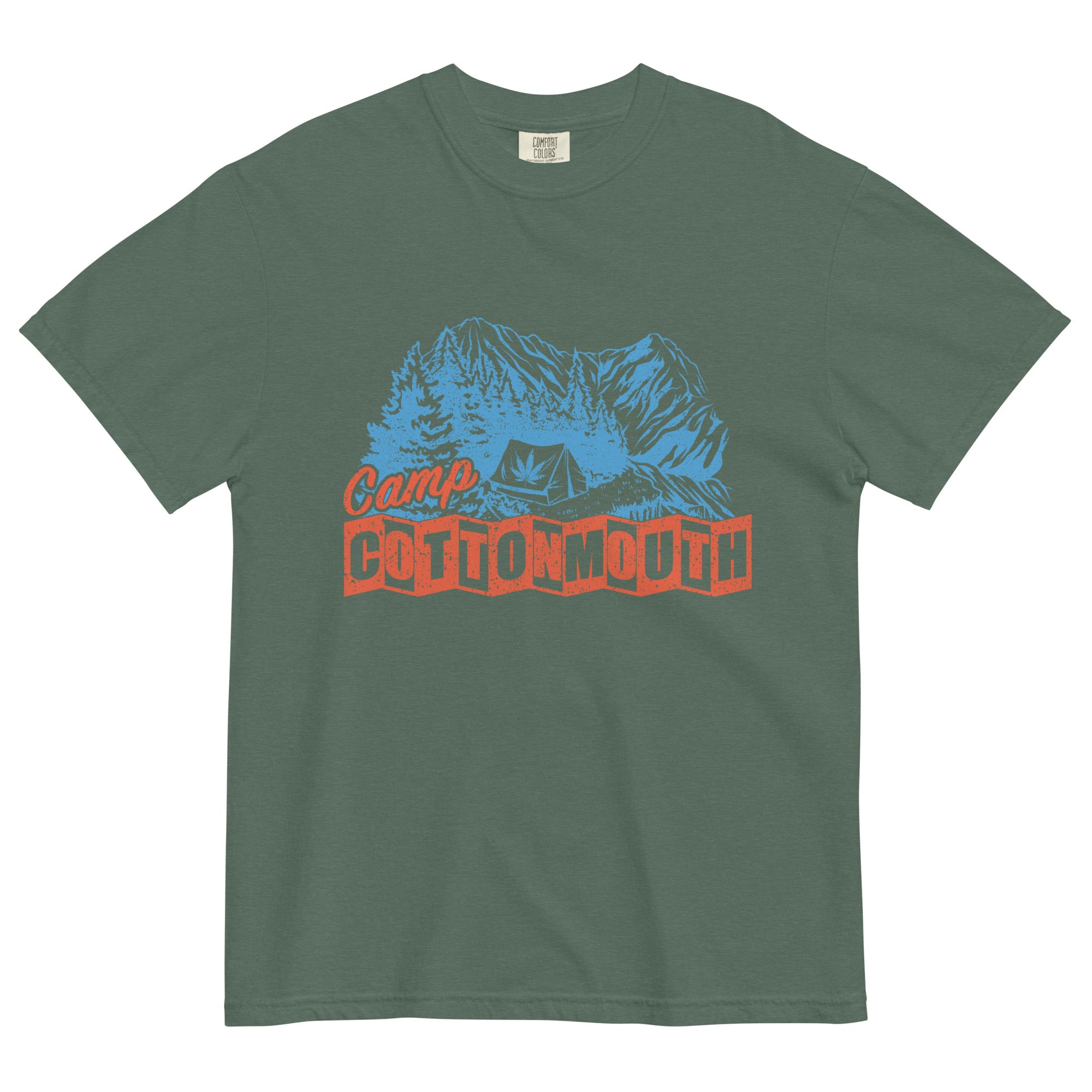 Camp Cottonmouth T-Shirt: Mountain Cabin Stoner Apparel | Magic Leaf Tees