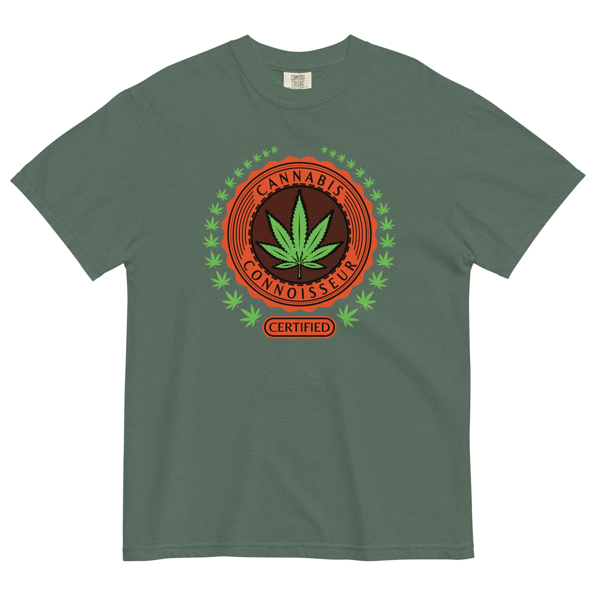 Certified Cannabis Connoisseur Badge T-Shirt: Elevate Your Weed Clothing!