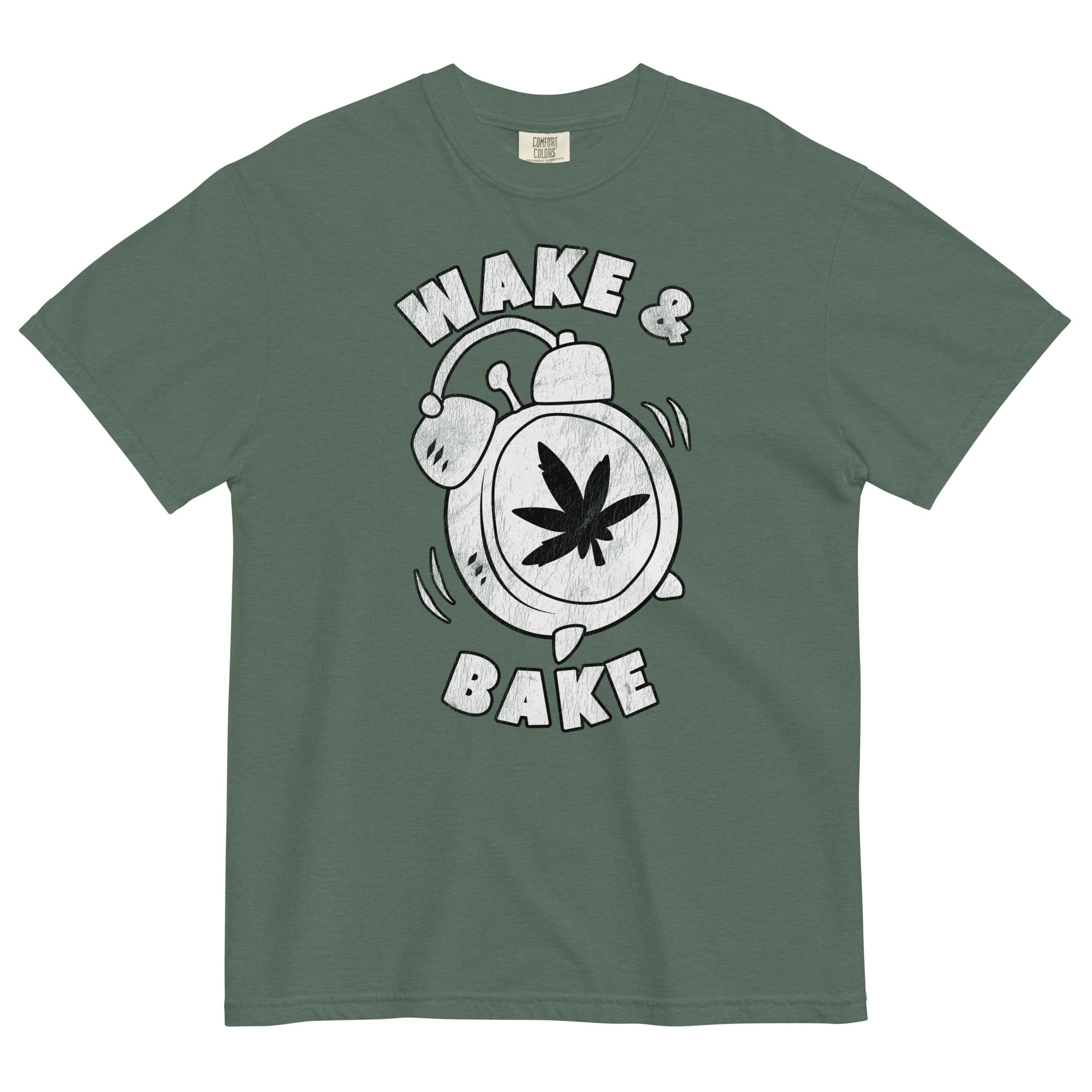 Wake & Bake Funny Weed T-Shirt – Perfect Cannabis Shirt for Marijuana Smokers | Magic Leaf Tees