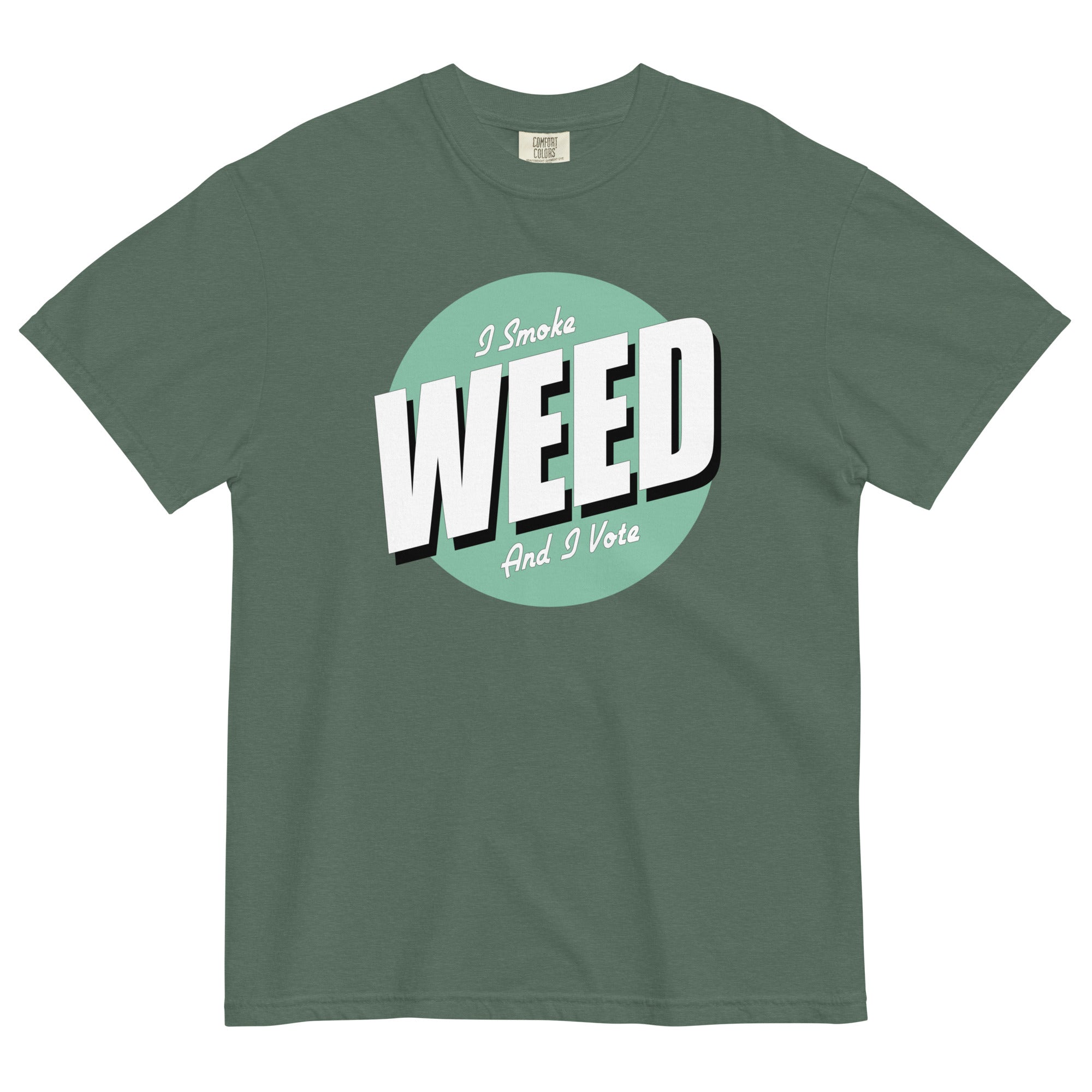 I Smoke Weed And I Vote T-Shirt for Marijuana Legalization Advocates | Magic Leaf Tees