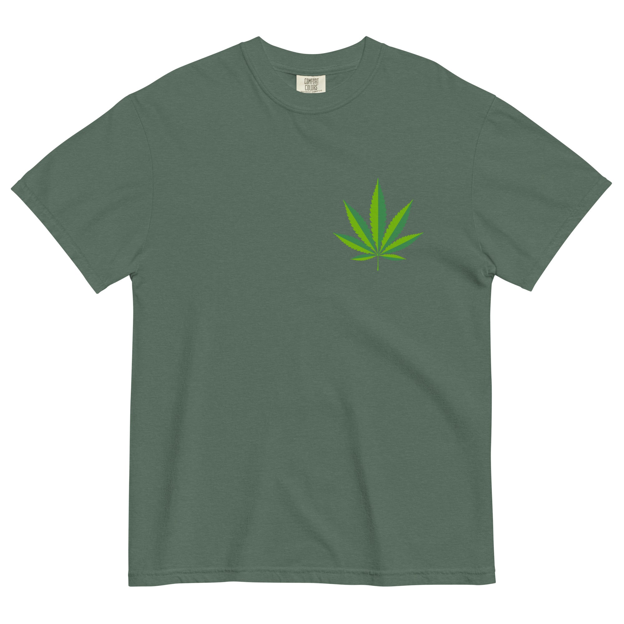 "Two-Tone Cannabis Leaf" Stylish Weed T-Shirt – Magic Leaf Tees