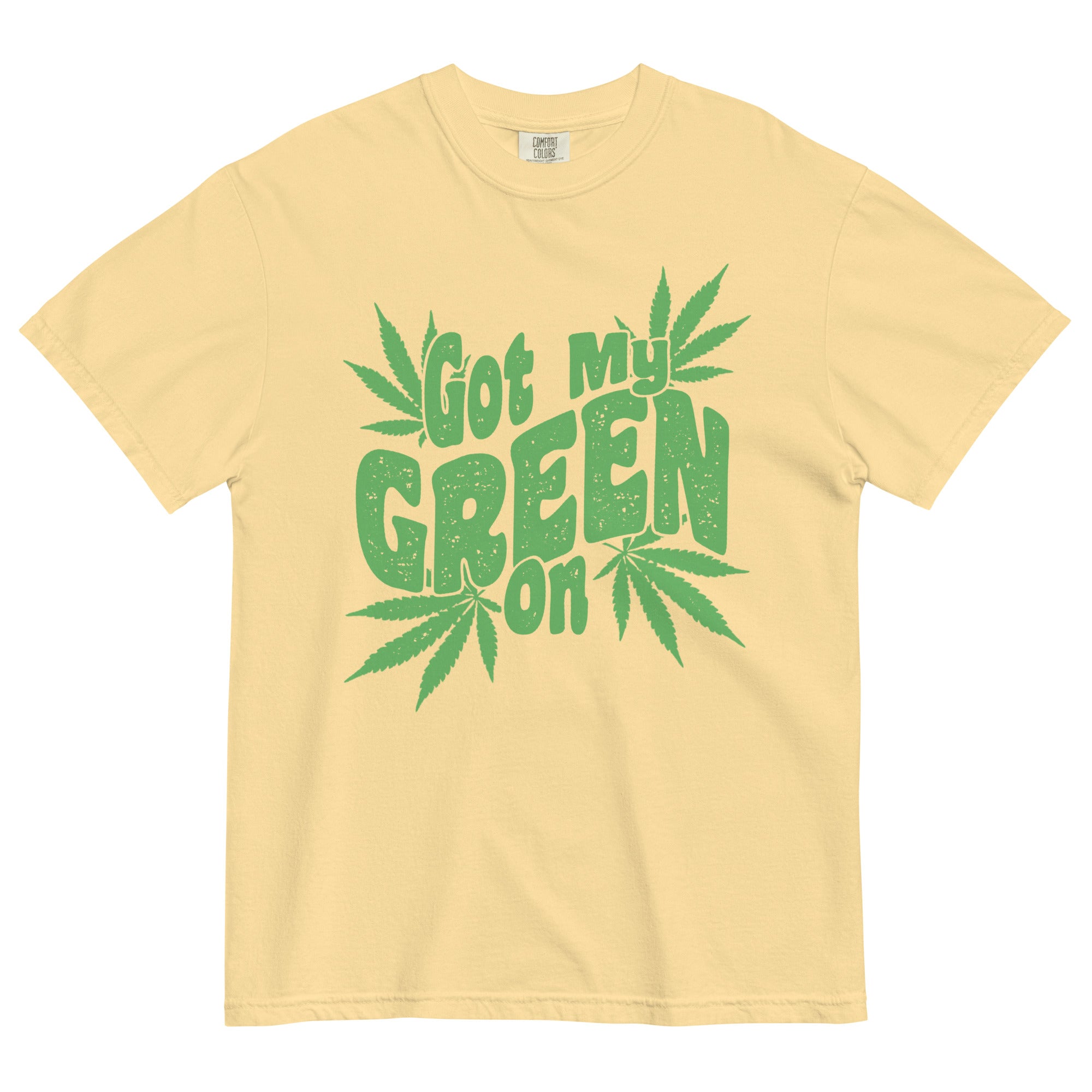 I Got My Green On Tee | St. Patrick's Day Weed Shirt | Herbal Celebration Fashion | Magic Leaf Tees