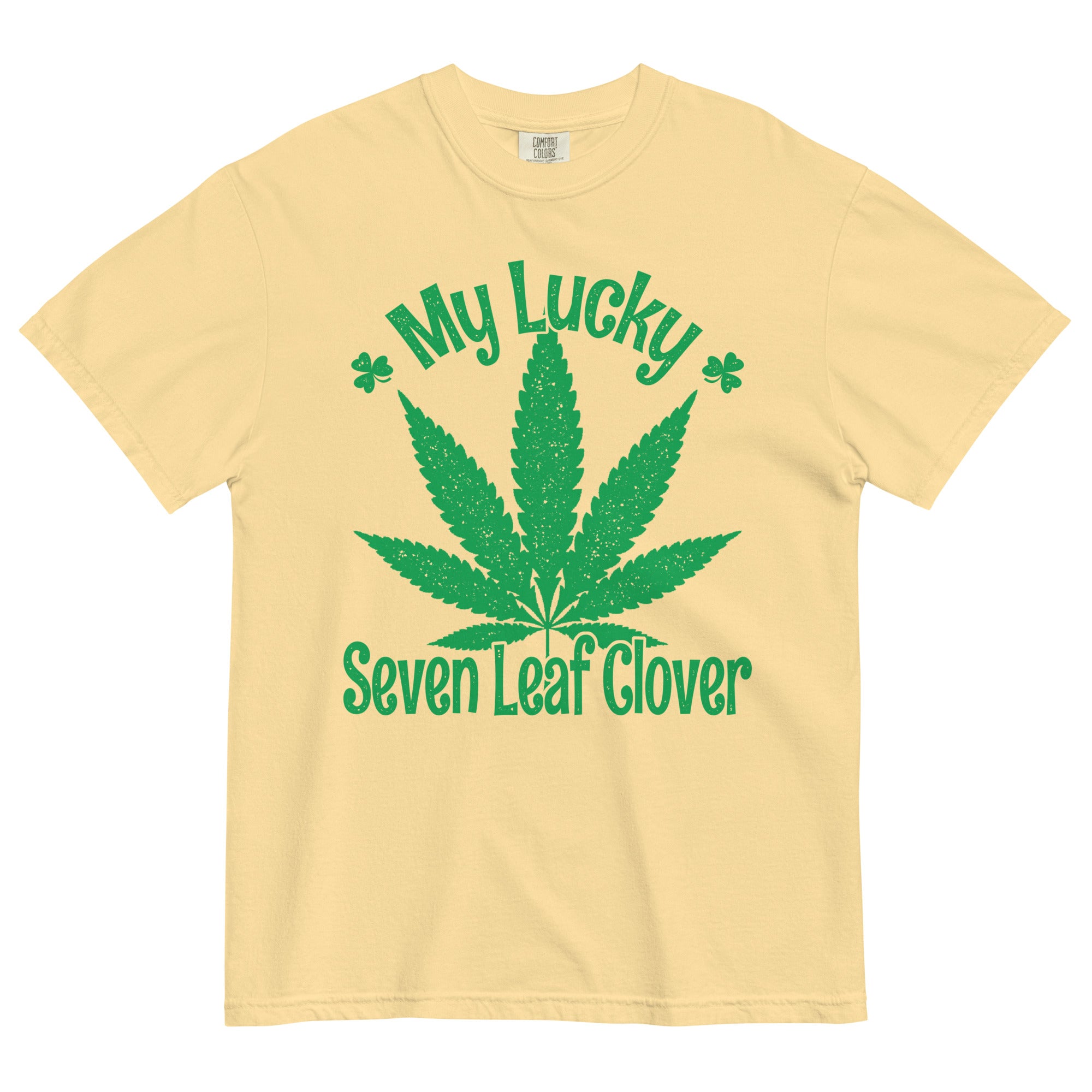 My Lucky Seven Leaf Clover Tee | St. Patrick's Day Cannabis Shirt | Herbal Luck Celebration | Magic Leaf Tees