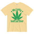 My Lucky Seven Leaf Clover Tee | St. Patrick's Day Cannabis Shirt | Herbal Luck Celebration | Magic Leaf Tees