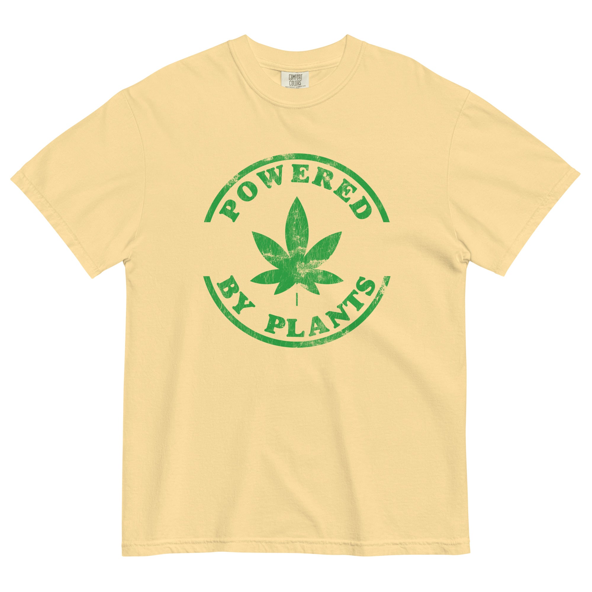 Powered By Plants: Stylish Weed-Inspired Tee for Green Lifestyle Enthusiasts! - Magic Leaf Tees