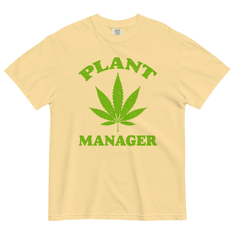 Plant Manager Marijuana Leaf T-Shirt: Stoner Apparel | Magic Leaf Tees