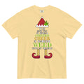 Elf Christmas Cannabis T-Shirt: Spreading Cheer with Weed and Friends | Magic Leaf Tees