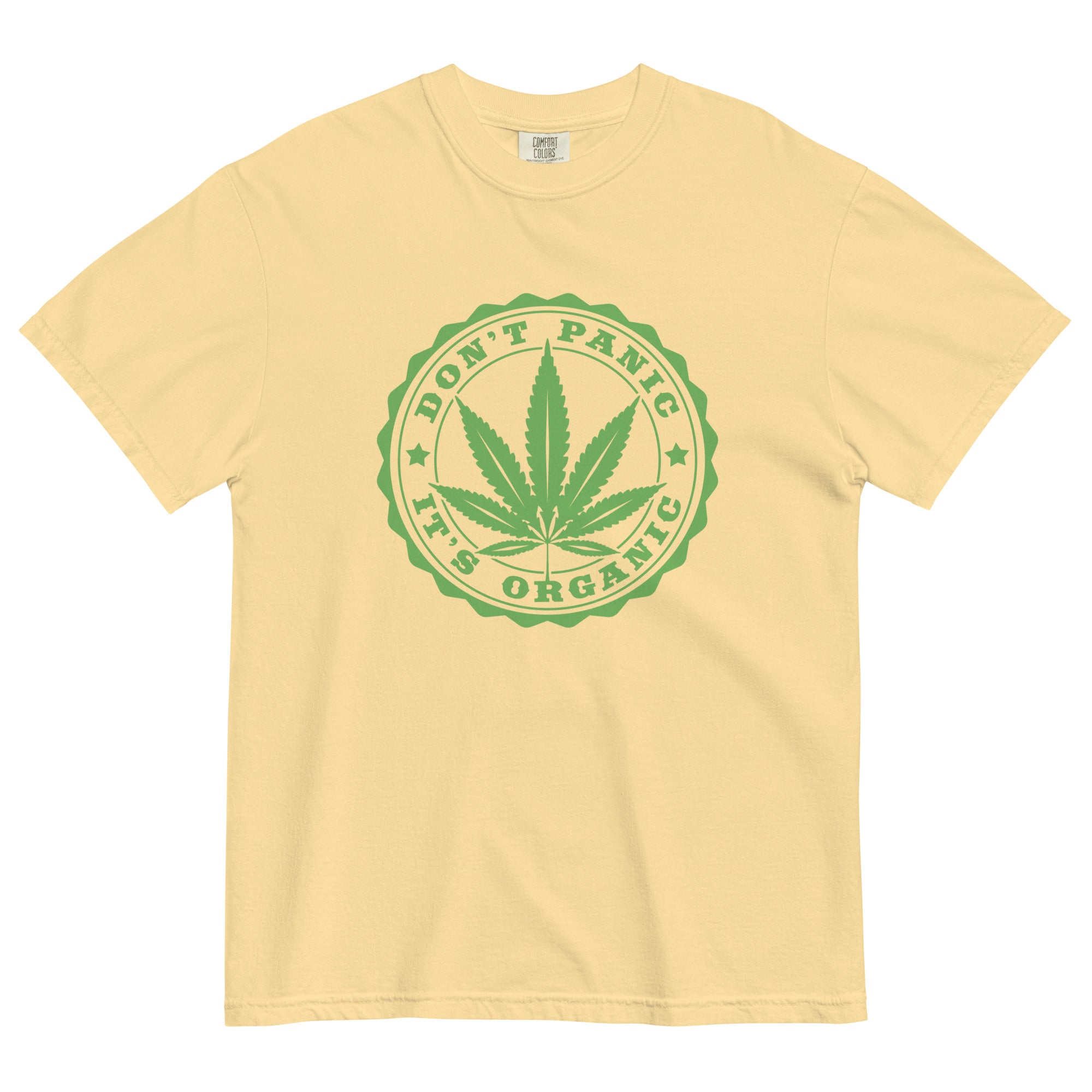 Organic Bliss: Don't Panic It's Organic Weed T-Shirt | Magic Leaf Tees