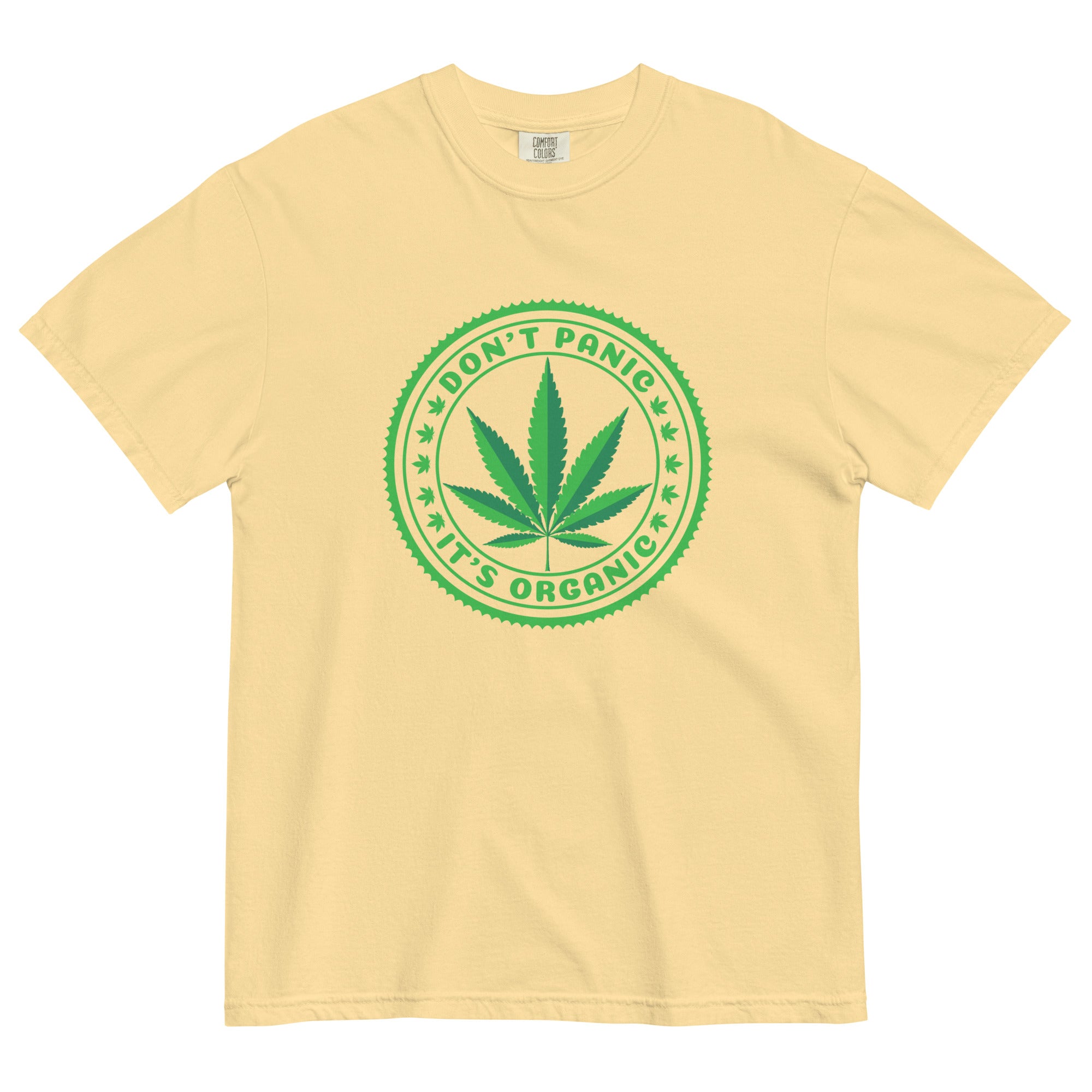 Don't Panic It's Organic Cannabis T-Shirt: Stylish Weed Tee | Magic Leaf Tees